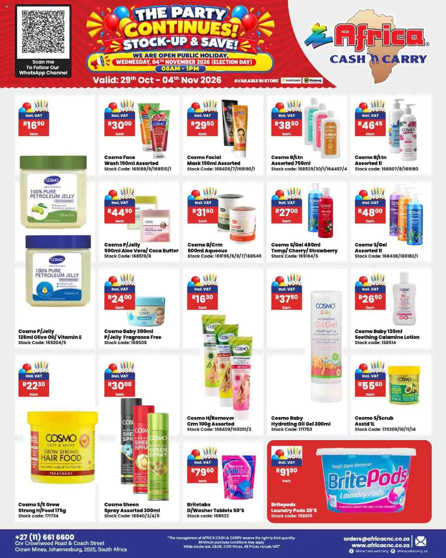 New Africa Cash & Carry catalogue – valid from 29/10/2026 | Page: 132