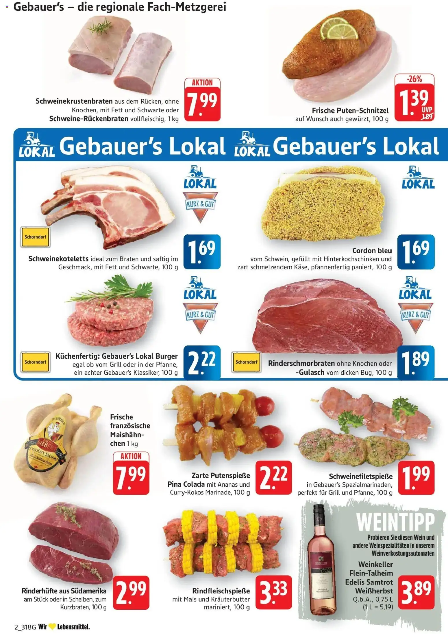 Edeka Prospekt Geislingen (ab 07.09.2026) » Angebote Online | Seite: 2 | Produkte: Mais, Kräuterbutter, Ananas, Putenschnitzel