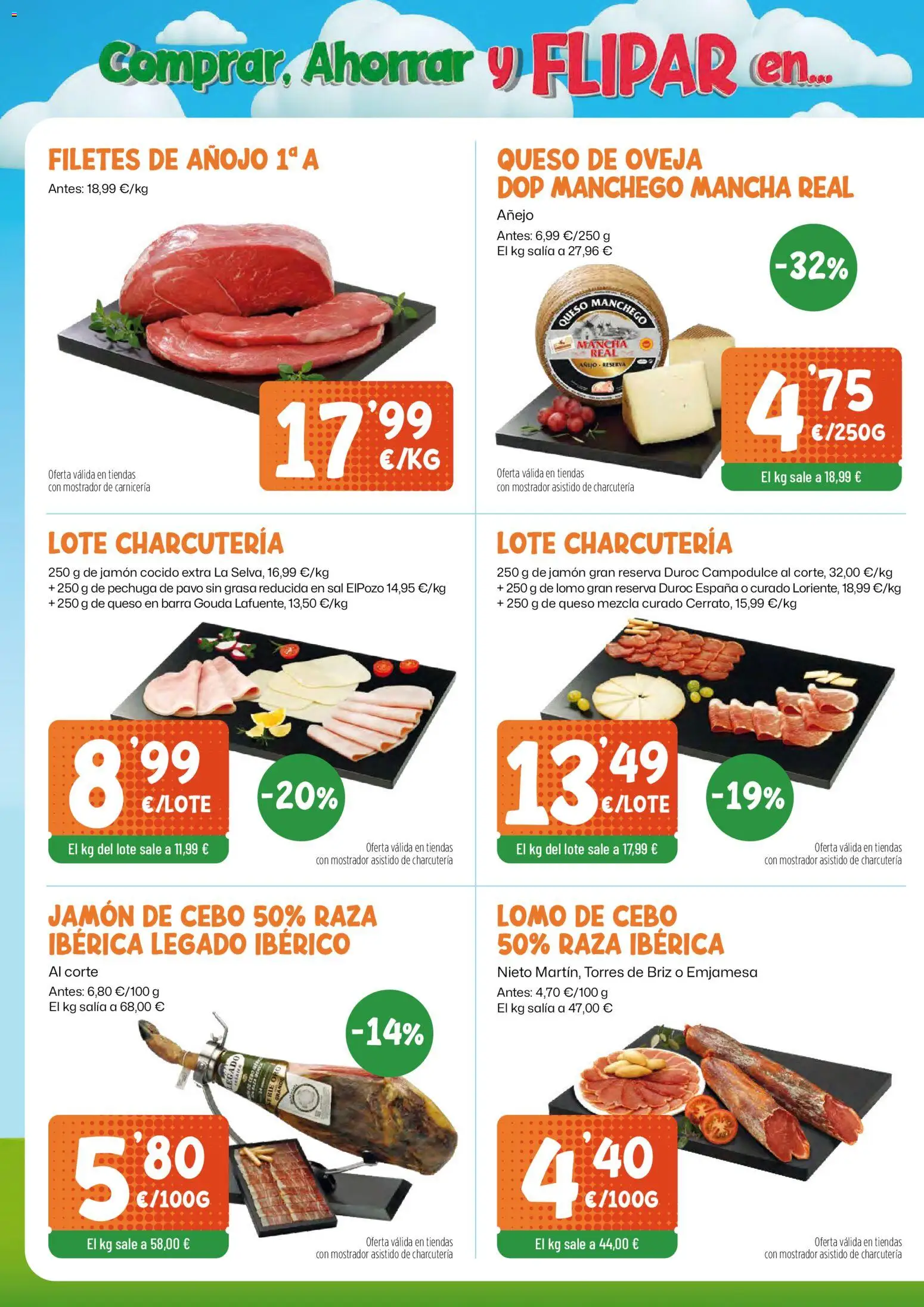 AhorraMas folleto │ válido desde el 28.05.2026 | Página: 4 | Productos: Queso de oveja, Queso, Jamón, Jamón cocido