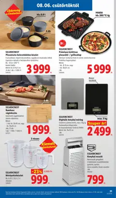 Lidl akciós újság - amely érvényes a következő dátumtól: 2026.08.06. | Oldal: 40 | Termékek: Vágódeszka, Játékok, Pizza, Pizzatészta