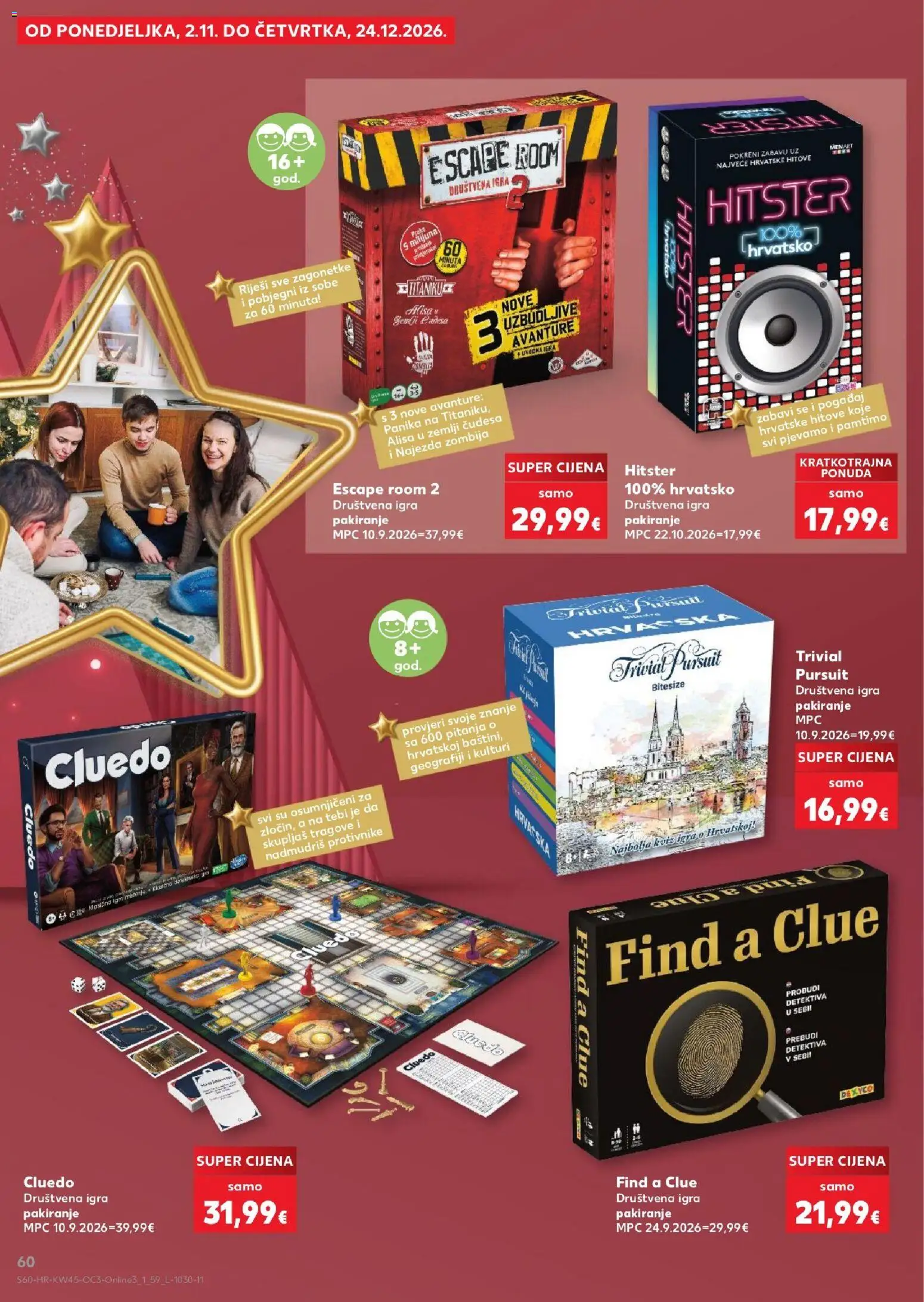 Kaufland katalog | vrijedi od 02.11.2026 | Stranica: 60 | Proizvodi: Igra