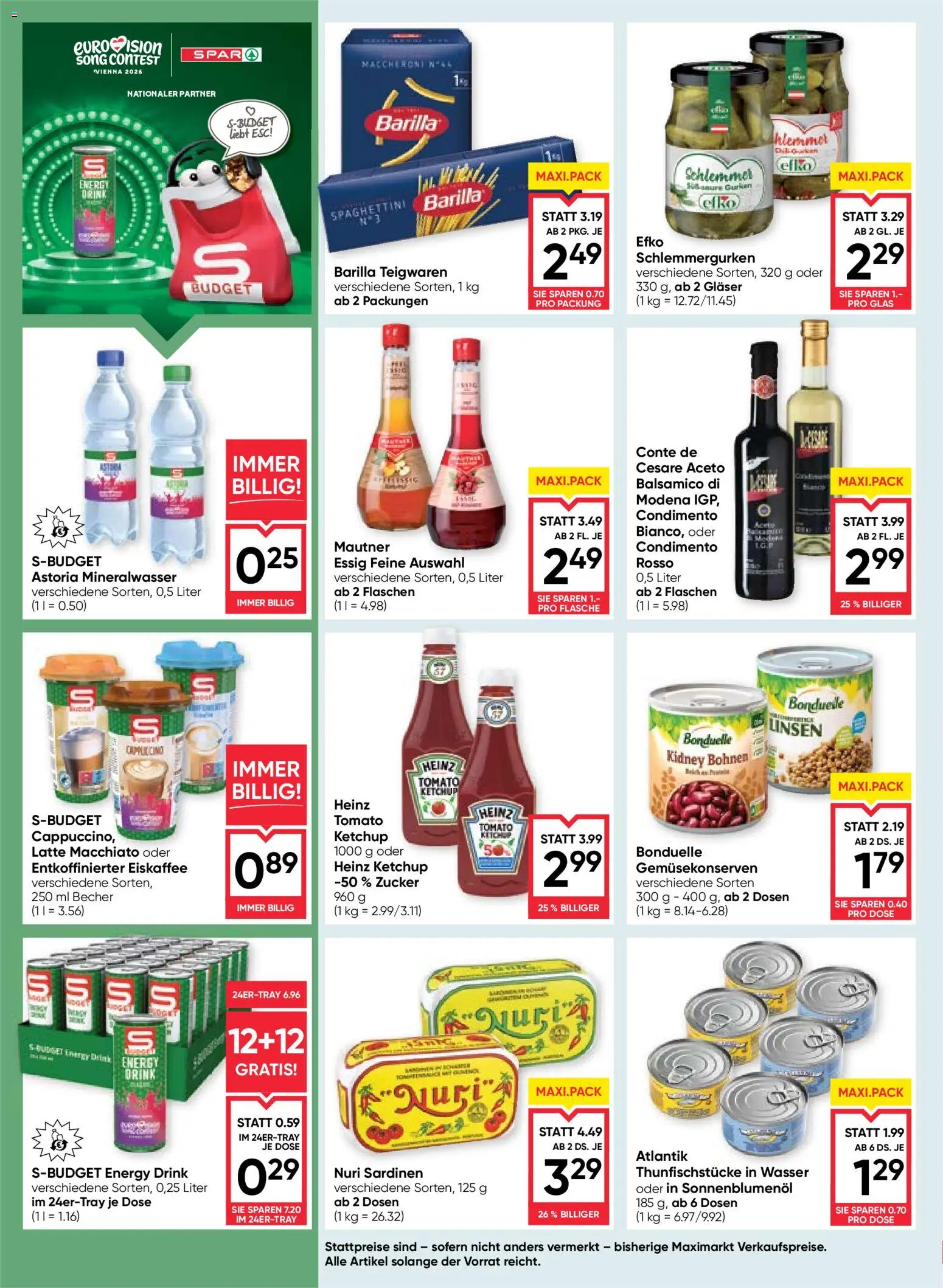 Maximarkt Flugblatt gültig ab 13.05.2026 | Seite: 10 | Produkte: Ketchup, Gurken, Wasser, Zucker