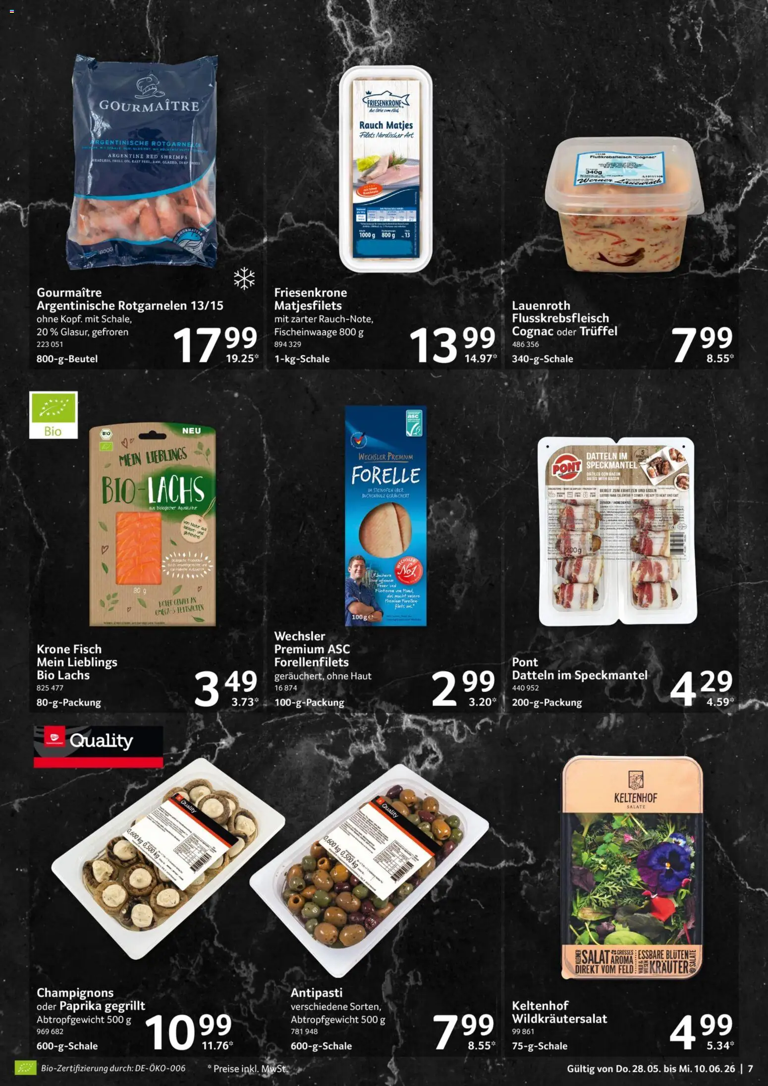 Selgros Genießer & Feinschmecker – gültig ab 28.05.2026 | Seite: 7 | Produkte: Fisch, Lachs, Paprika, Salat