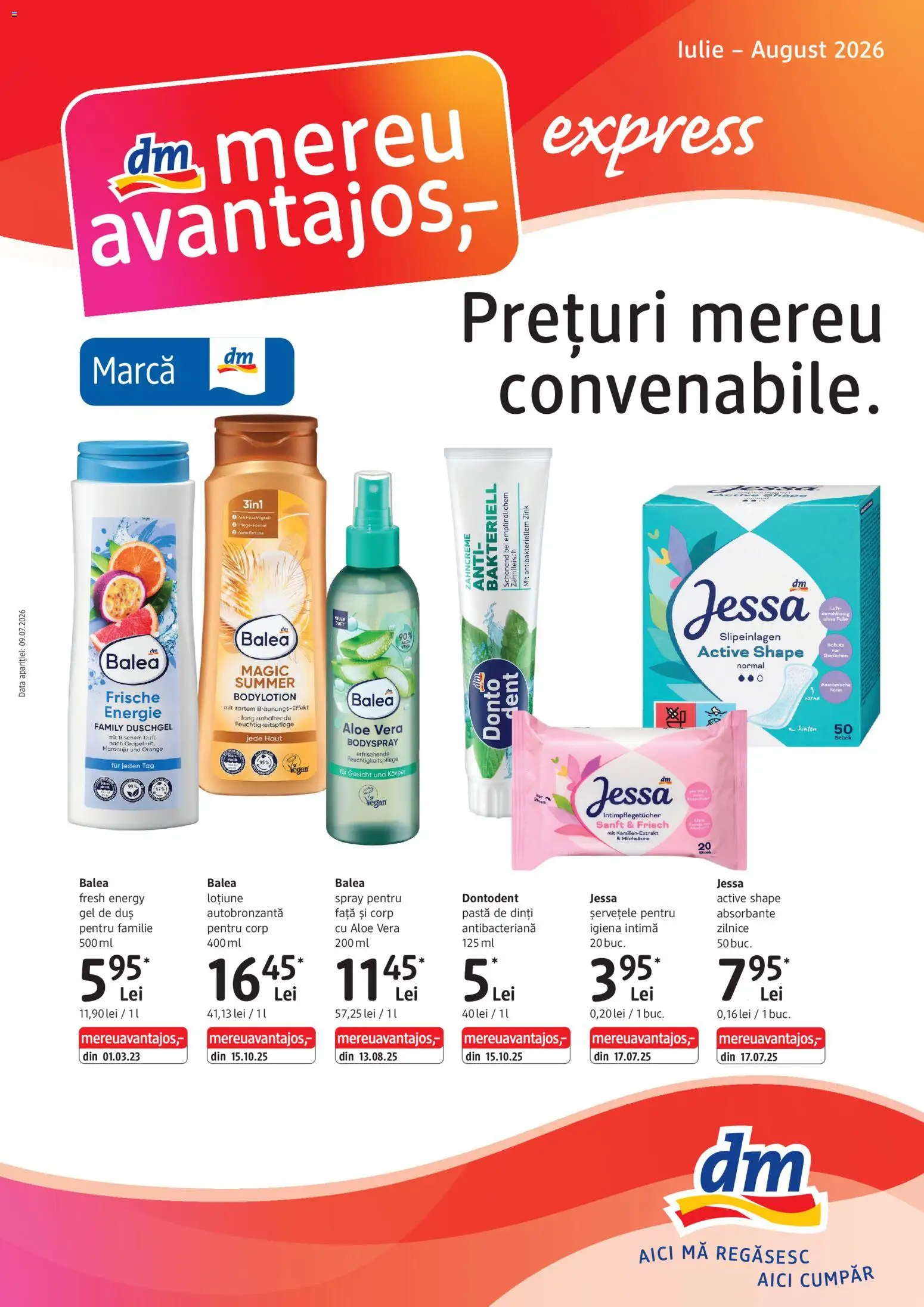 Catalog DM de la 09.07.2026 catalogue cover