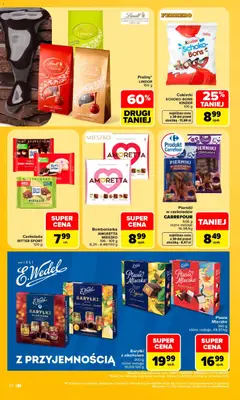 Pogląd oferty "Carrefour gazetka" - ważna od 07.09.2026 | Strona: 32 | Produkty: Pigwa, Lindor, Pierniki w czekoladzie, Ptasie mleczko
