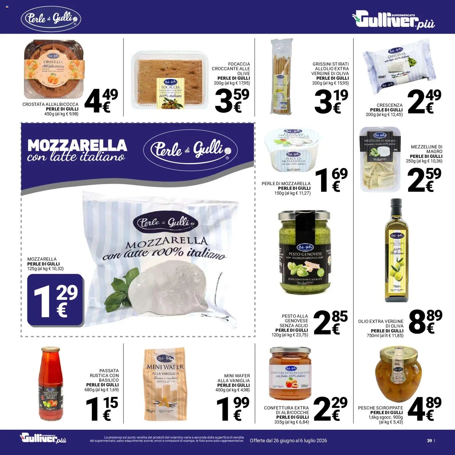 Volantino Gulliver del 26/06/2026 | Pagina: 39