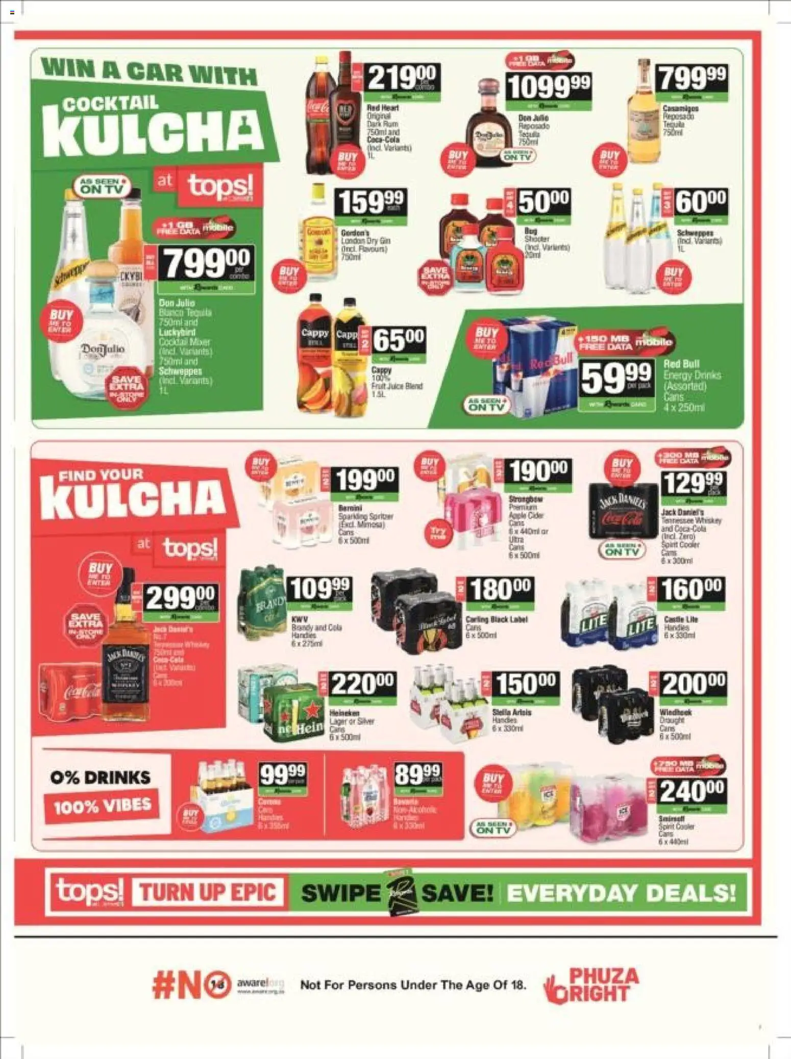 New KWIKSPAR catalogue – valid from 22.04.2026 | Page: 7 | Products: Rum, Cider, Cooler, Gin