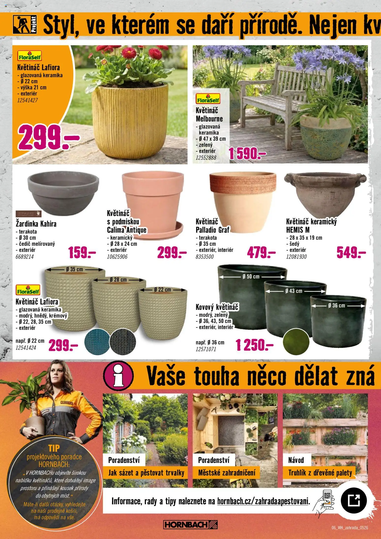 HORNBACH leták - Trvalky od 06.05.2026 | Strana: 6 | Produkty: Truhlík, Květináč
