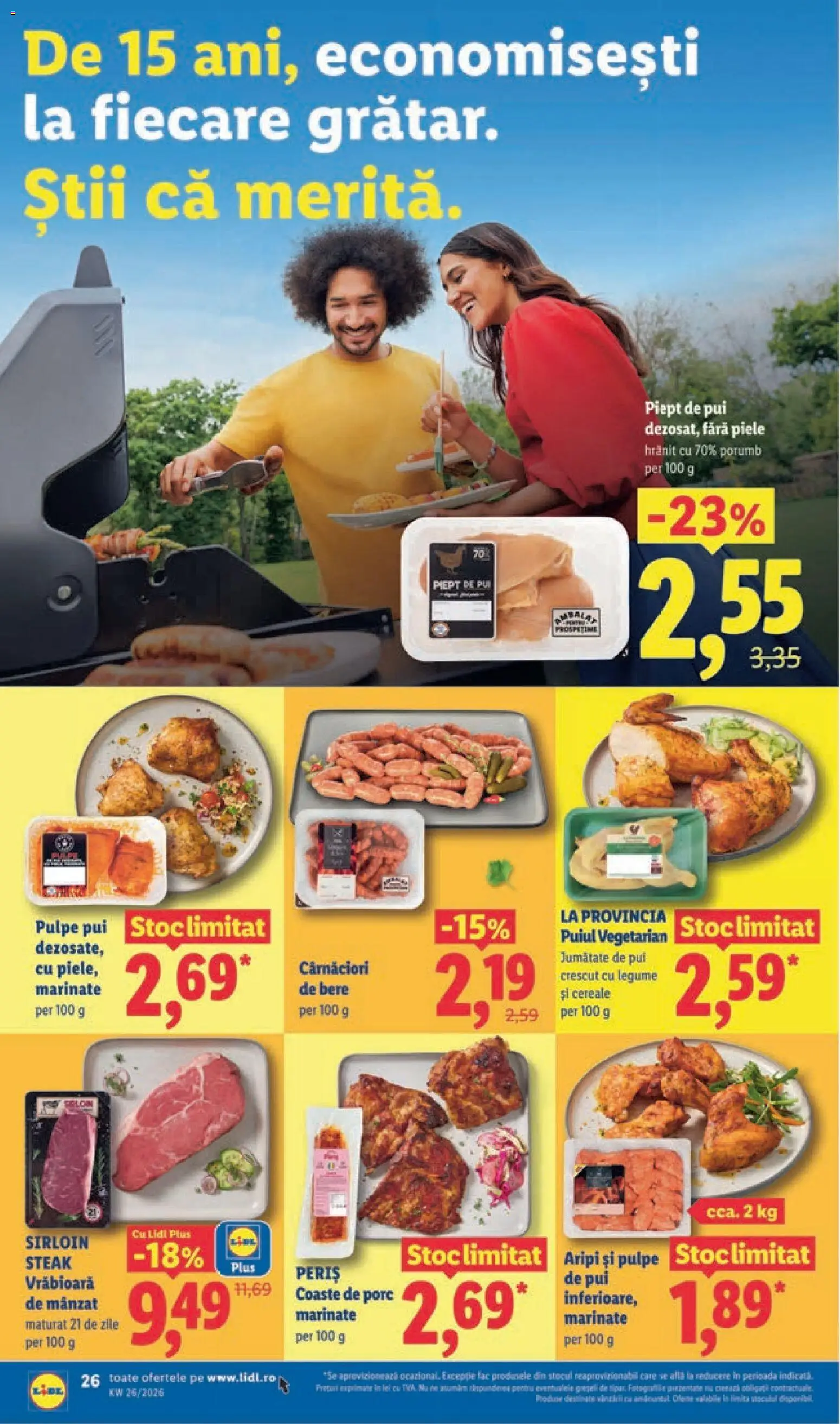 Noul catalog Lidl – valabil de la 22.06.2026 | Pagină: 26 | Produse: Hacıyatmaz Kedi Oyuncağı, Cereale, Porumb, Legume