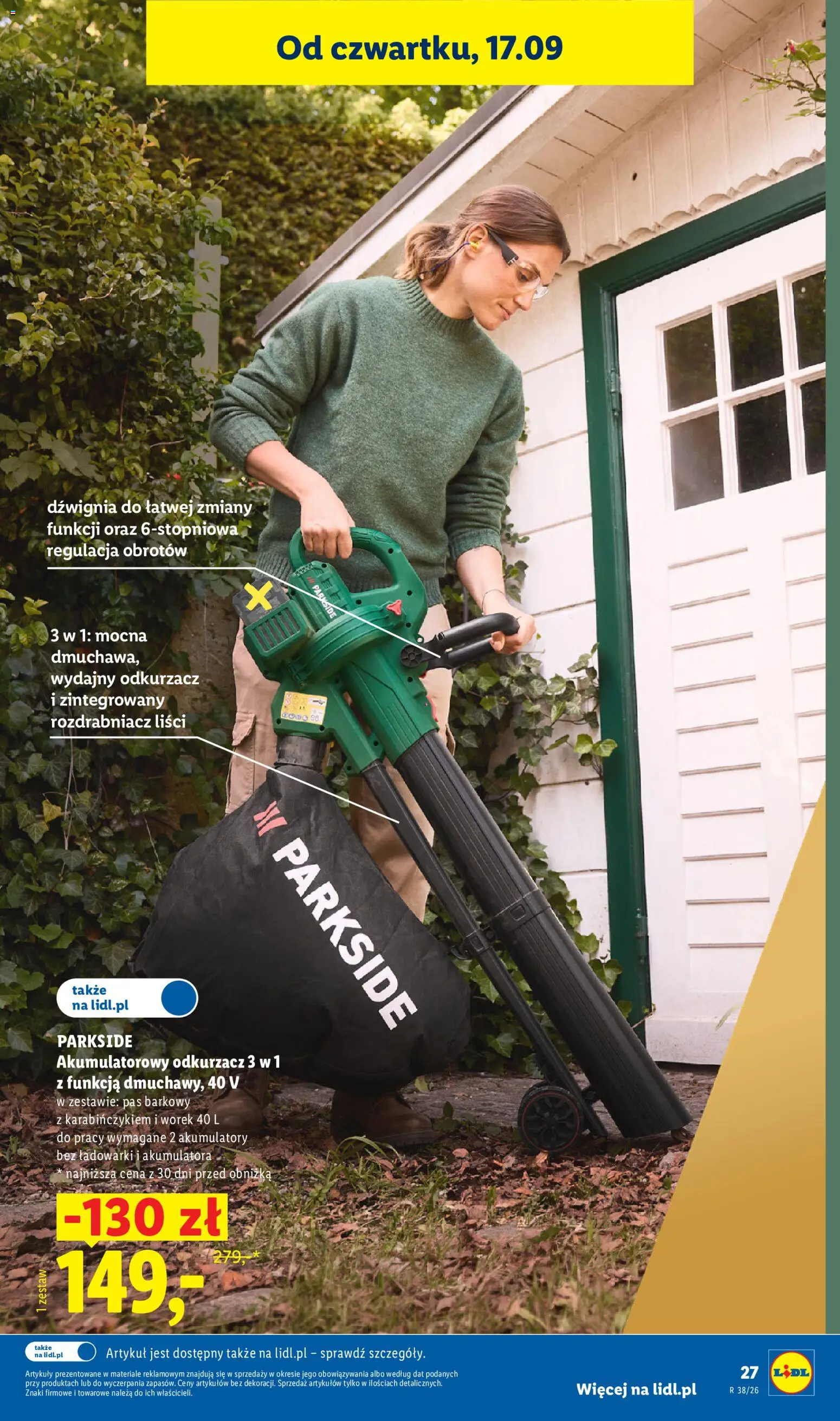 Lidl Polsko katalog od 14.09.2026 | Strana: 35 | Produkty: Parkside