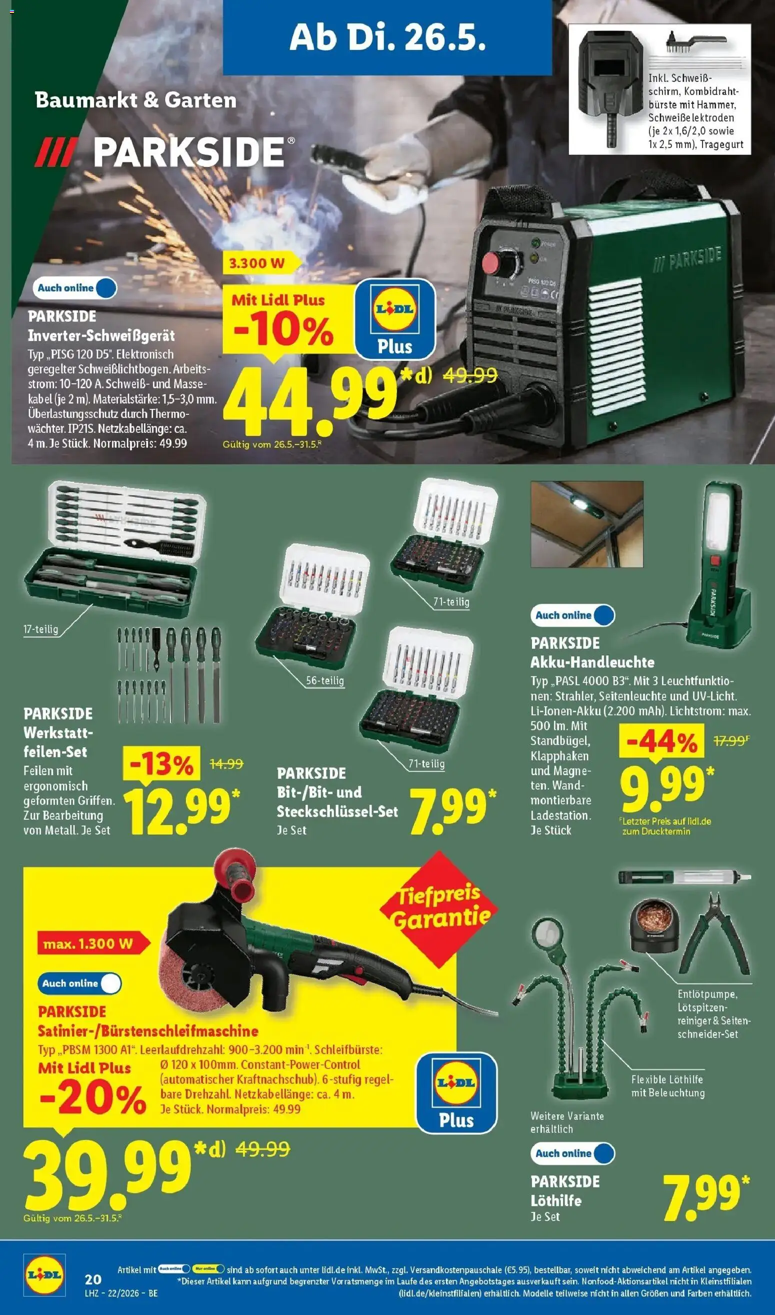 Lidl Prospekt Mahlow – gültig ab 26.05.2026 | Seite: 32 | Produkte: Kabel, Bürste