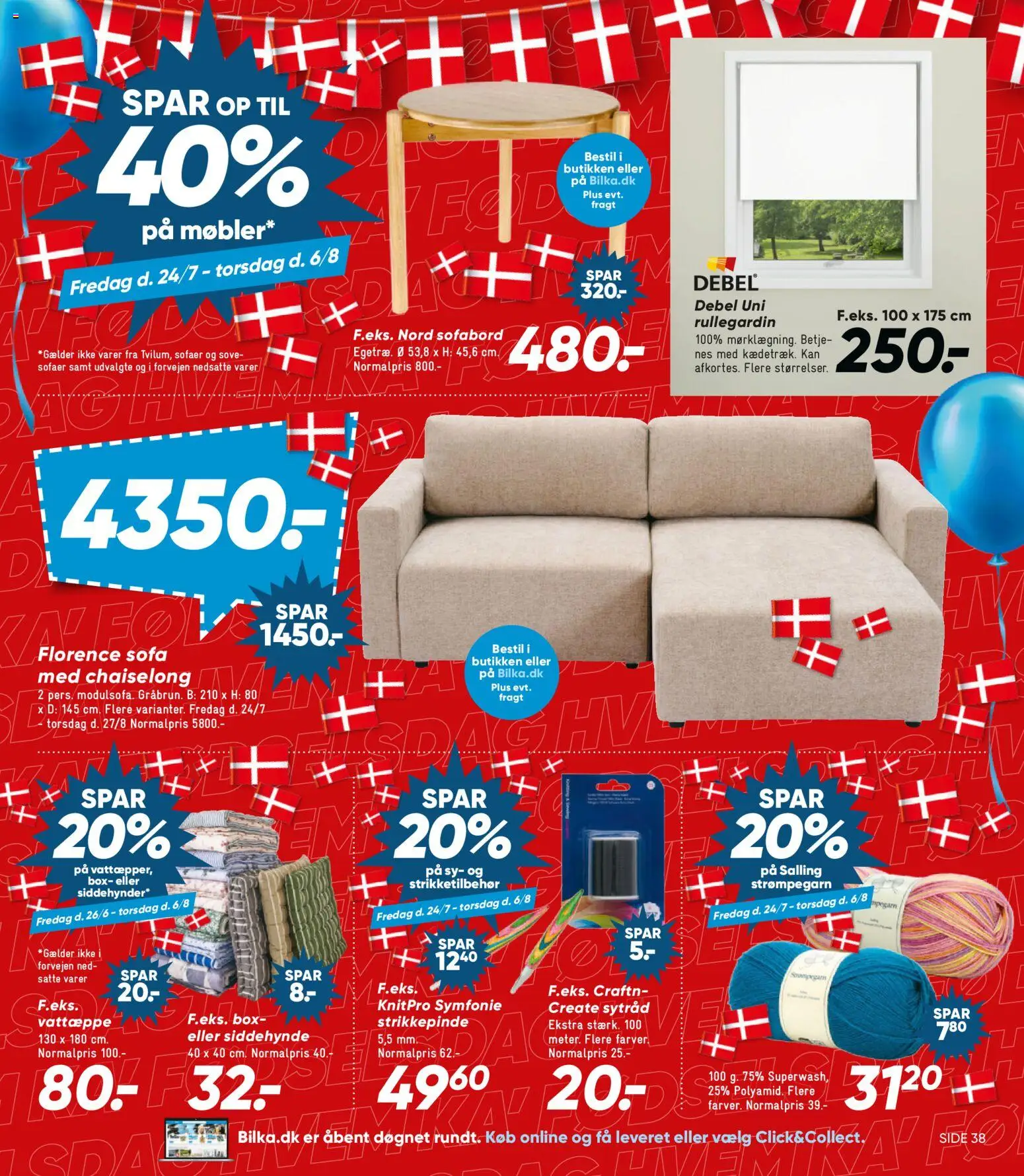 Bilka tilbudsavis – gyldig fra 24/07/2026 | Side: 31 | Produkter: Sofabord, Sofa