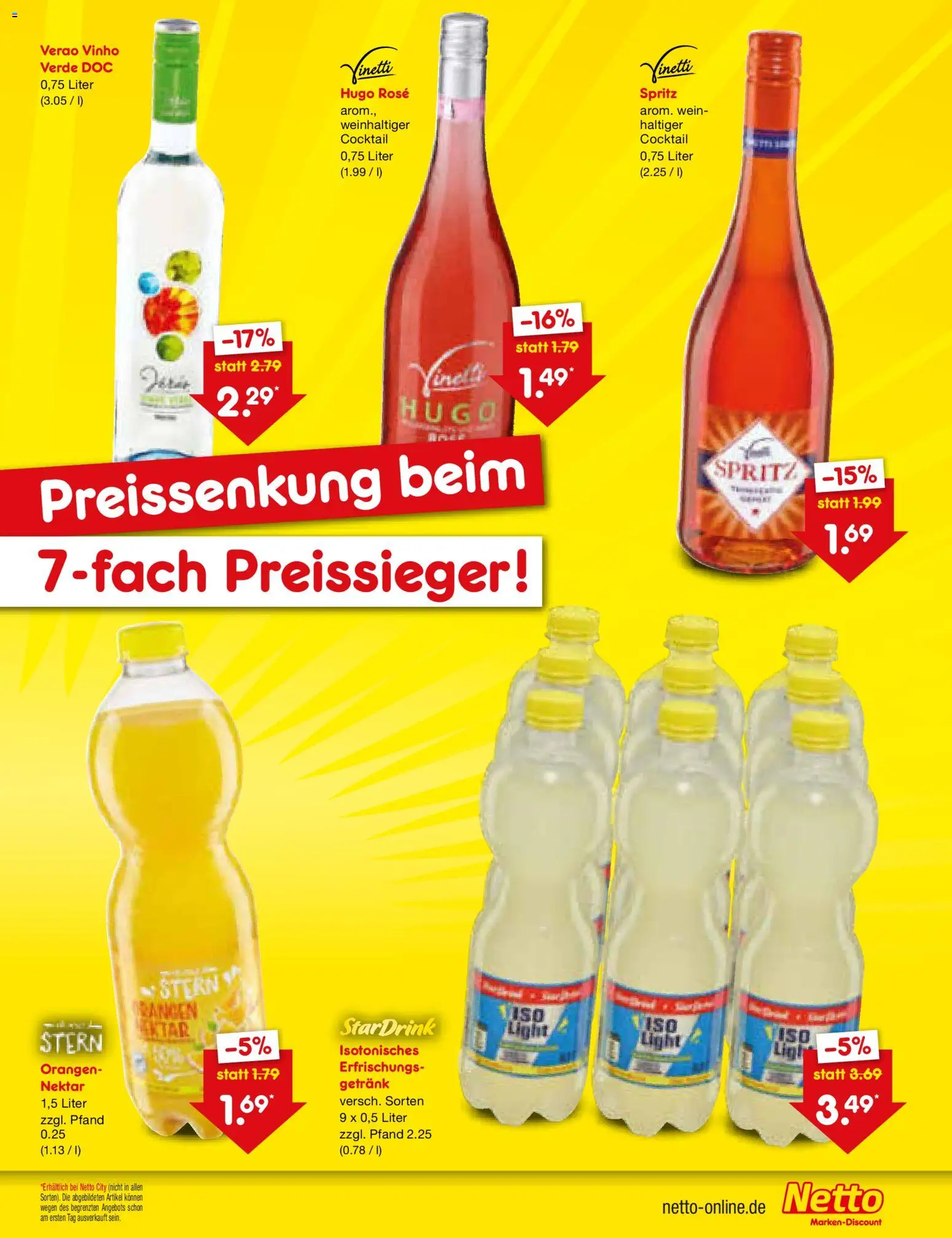Netto Marken-Discount Prospekt – gültig ab 17.08.2026 | Seite: 5 | Produkte: Orangen, Wein, Hugo