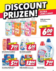 Nettorama folder - Voorbeeld van een folder van Nettorama, geldig van 31-08-2026 | Pagina: 29 | Producten: Wasverzachter, Robijn, Fles, Conditioner