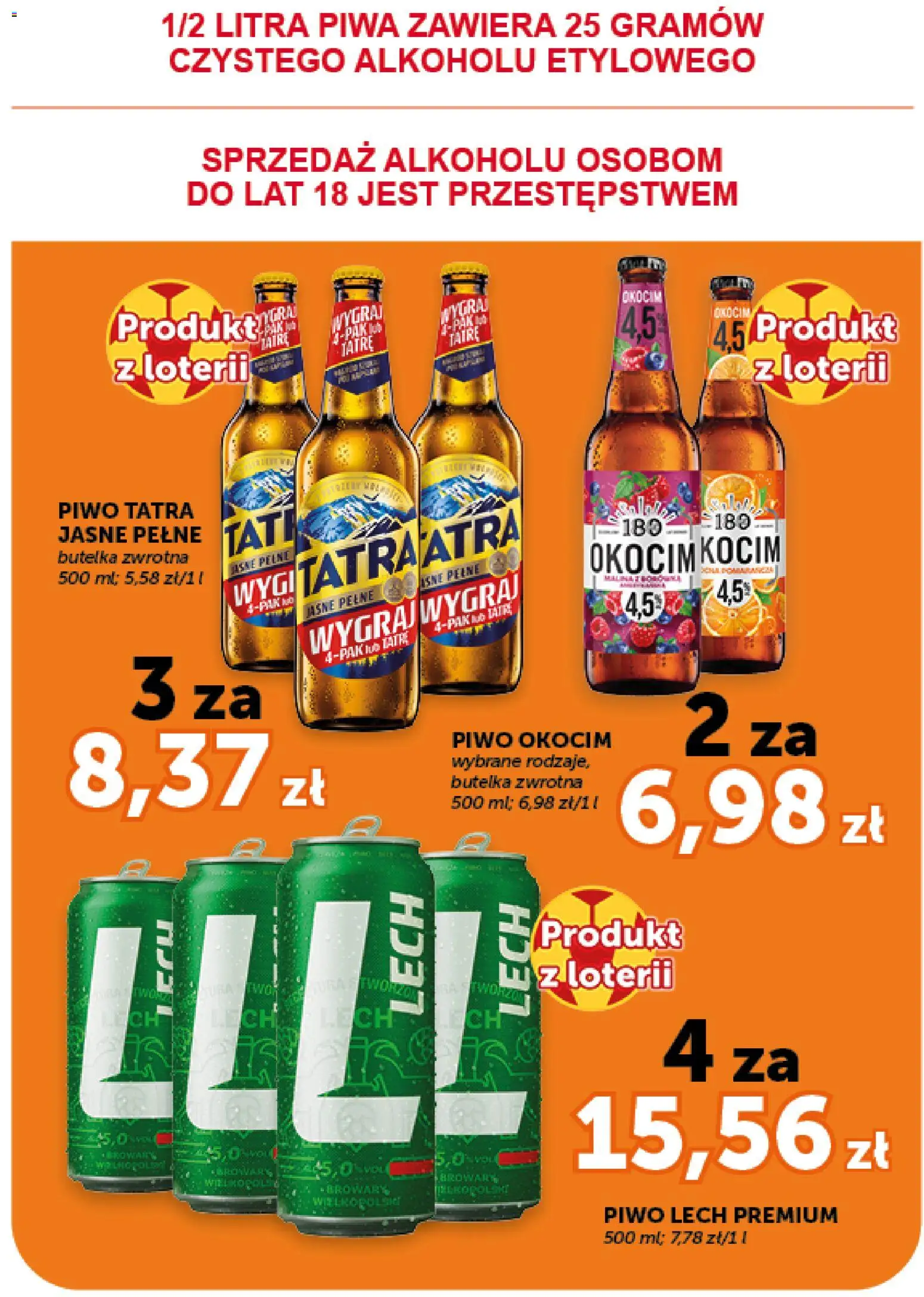 Groszek gazetka - Minimarket od 16.07.2026 | Strona: 17 | Produkty: Piwo