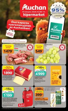 Auchan akciós újság Szolnok - amely érvényes a következő dátumtól: 2026.10.08.