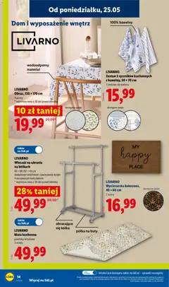 Pogląd oferty "Lidl Katalog" - ważna od 25.05.2026 | Strona: 18 | Produkty: Ubrania, Półka, Wieszak, Wieszak na ubrania