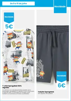 Pré-visualização Pepco folheto válido de 09/07/2026 | Página: 6 | Produtos: Algodão, Calções, Mangas