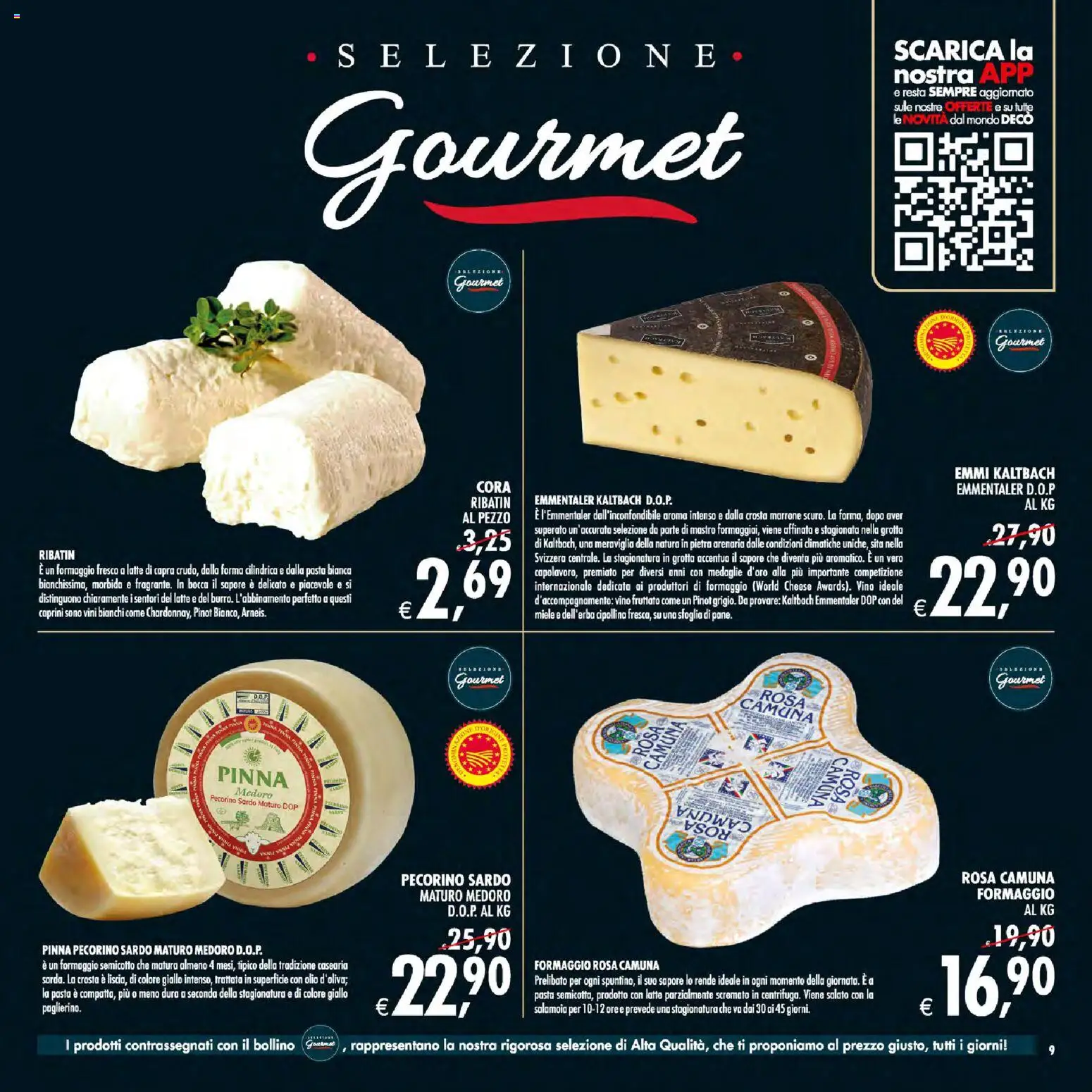 Volantino Decò del 01/09/2026 | Pagina: 9 | Prodotti: Latte, Pasta, Formaggio fresco, Latte parzialmente scremato