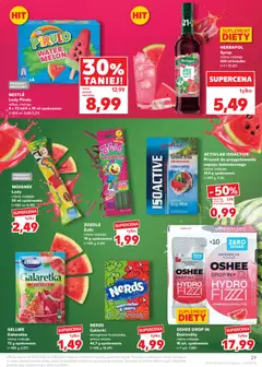 Pogląd oferty "NESTLÉ Lody Pirulo, arbuz, mango 4 x 73 ml/4 x 70 ml opakowanie (=100 ml 3,08/3,21)" - ważna od 30.07.2026 | Strona: 29 | Produkty: Mango, Arbuz, Galaretka, Cukier