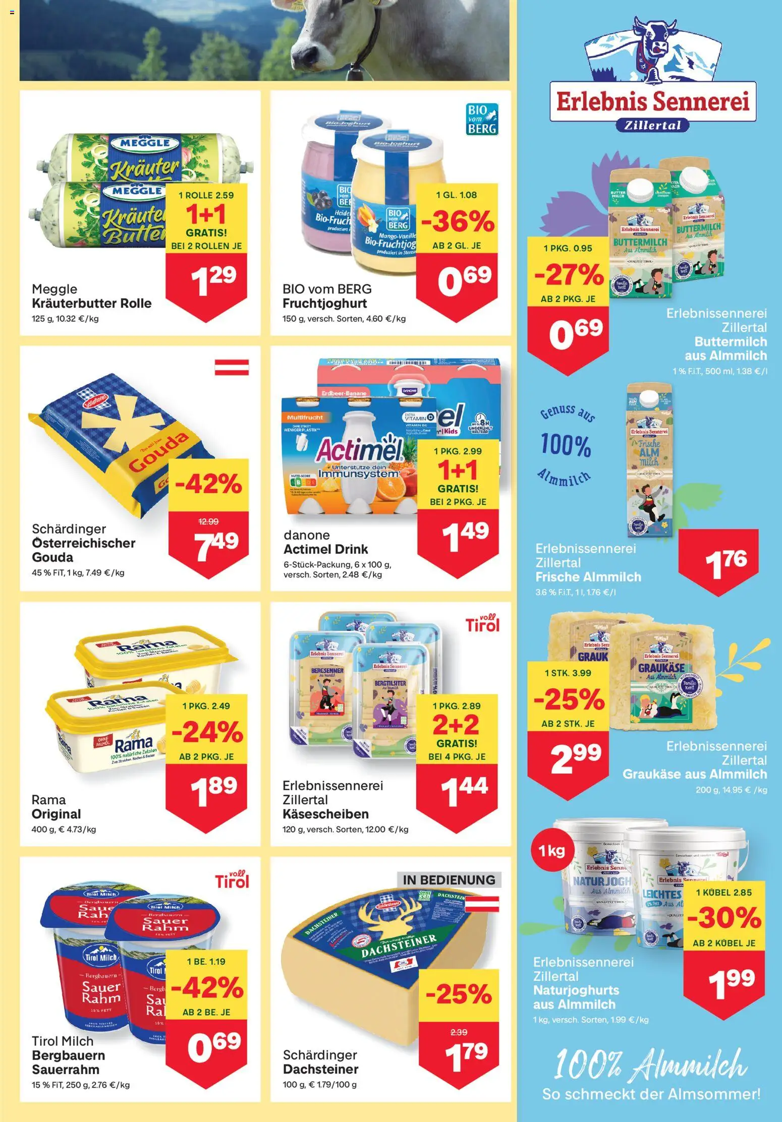 MPREIS Flugblatt gültig ab 27.08.2026 | Seite: 5 | Produkte: Zutaten, Milch, Joghurt, Sauerrahm