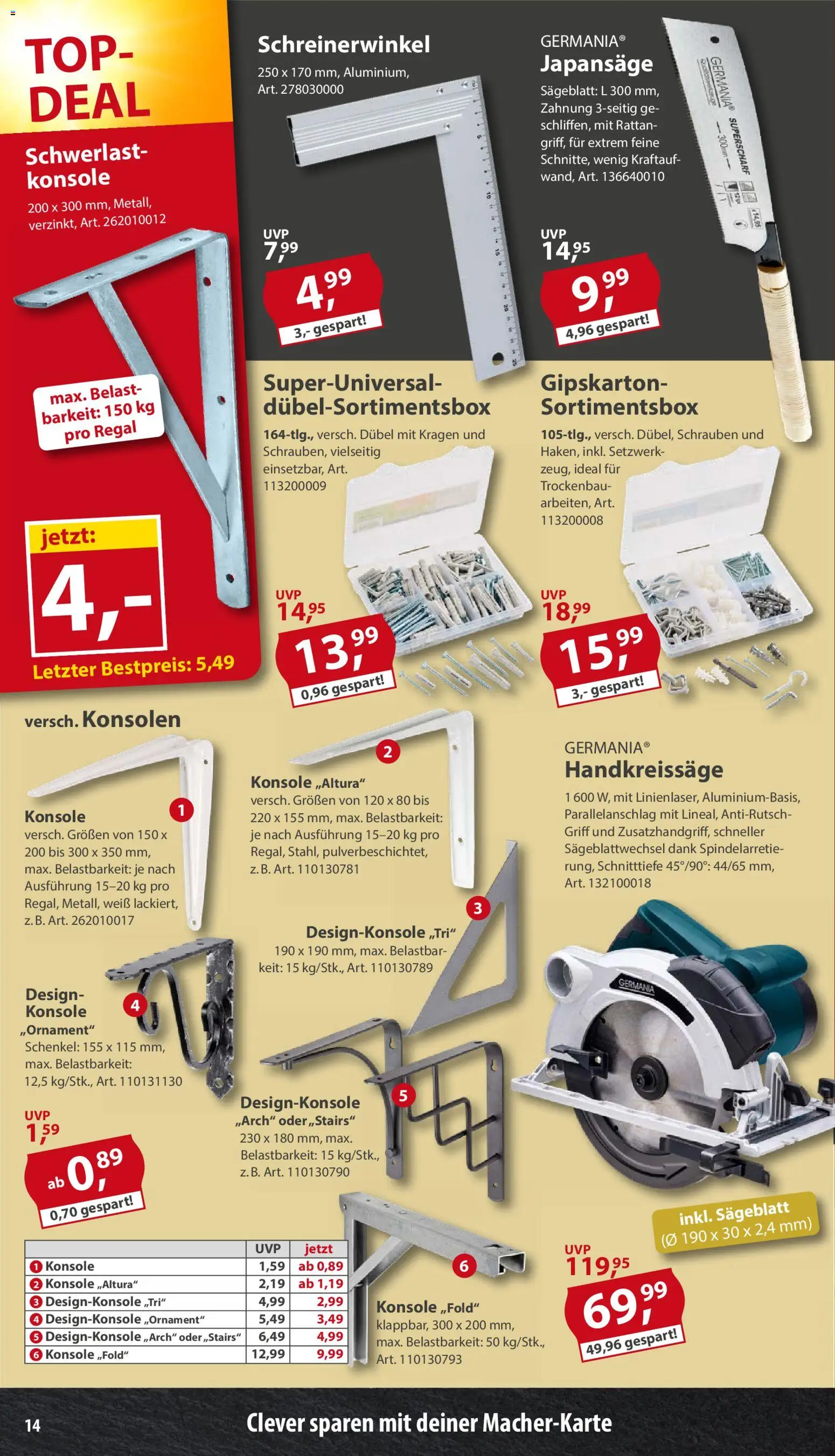 Sonderpreis Baumarkt Prospekt – gültig ab 31.10.2026 | Seite: 14