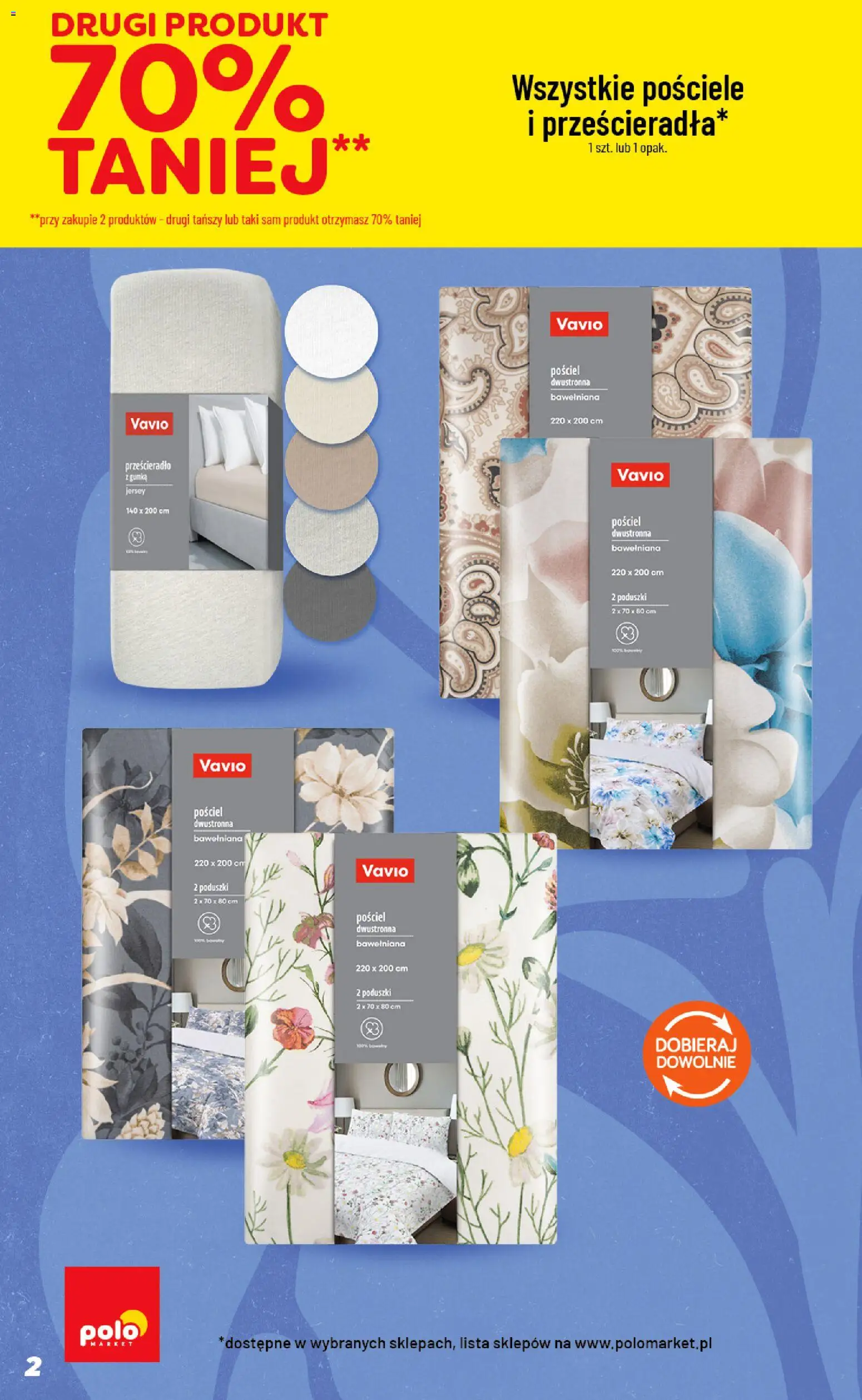 POLOmarket gazetka - Inspirujący Tydzień od 20.05.2026 | Strona: 2 | Produkty: Pościel