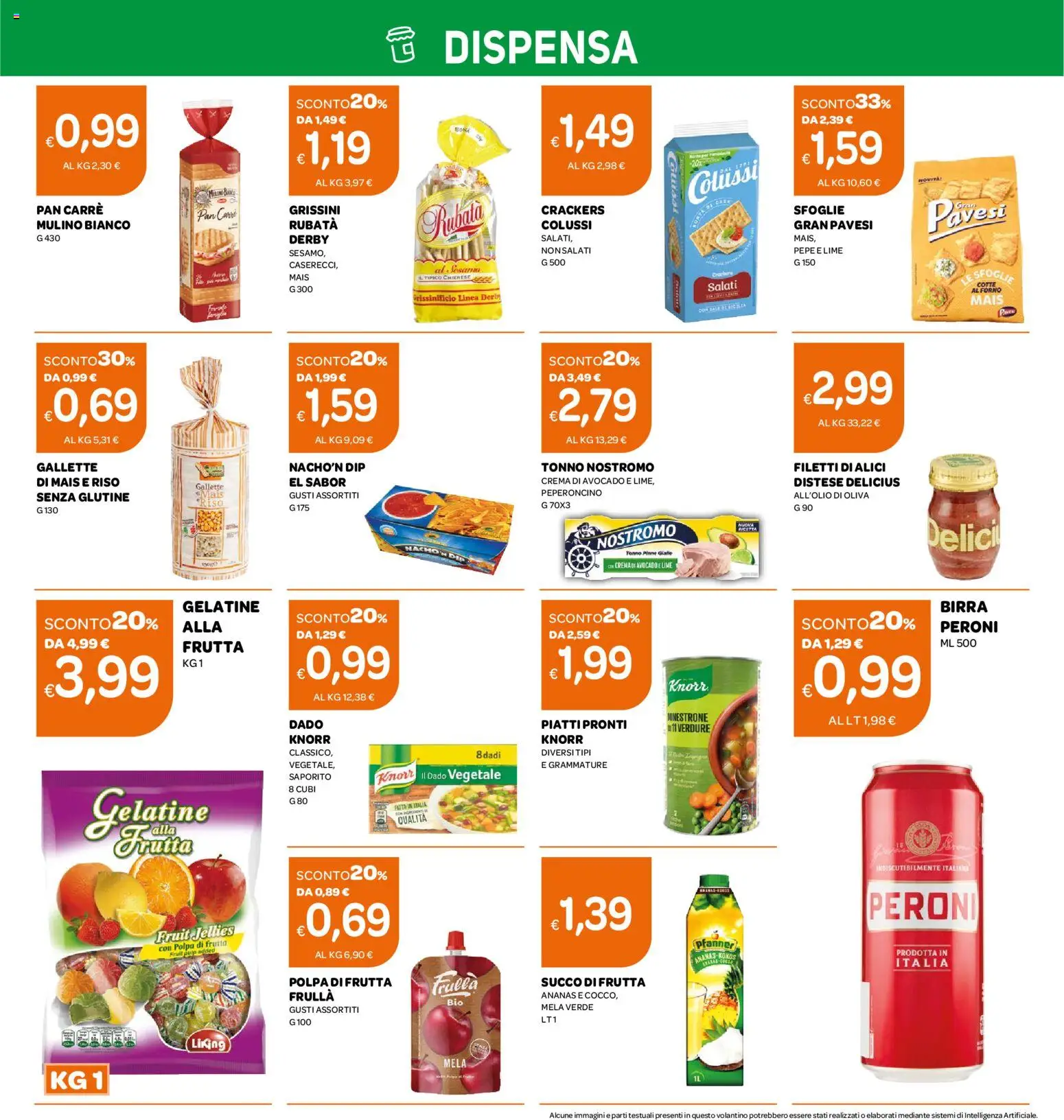 Volantino Ekom del 06/10/2026 | Pagina: 7 | Prodotti: Avocado, Verdure, Forno, Alici