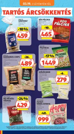 HÉJ NÉLKÜLI TÖKMAG, 100 g/csomag - amely érvényes a következő dátumtól: 03.05.2026 | Oldal: 68
