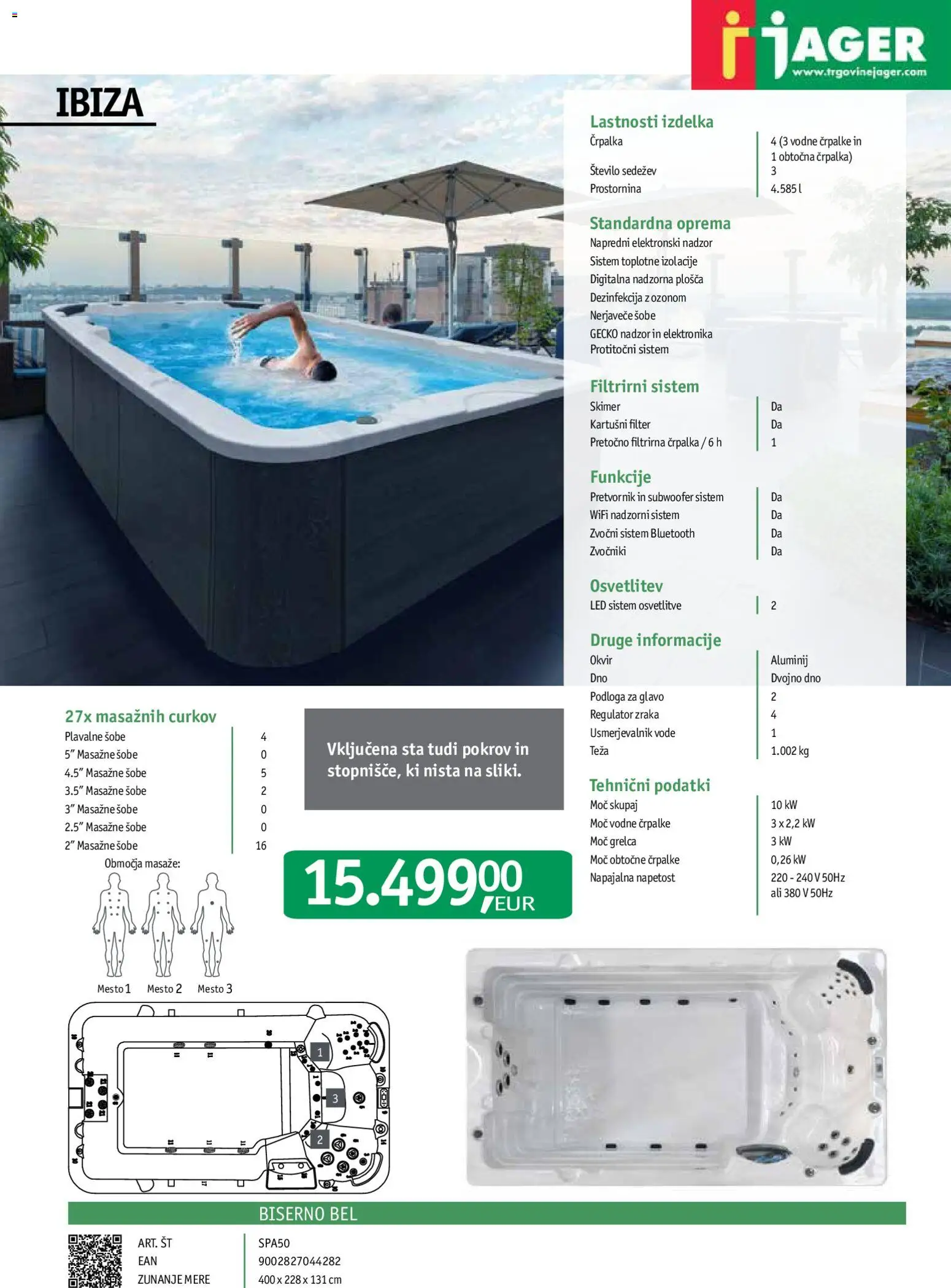 Novi Jager katalog ponudbe – veljaven od 21.08.2026 | Stran: 35 | Izdelki: Črpalka, Teza, Okvir, Podloga