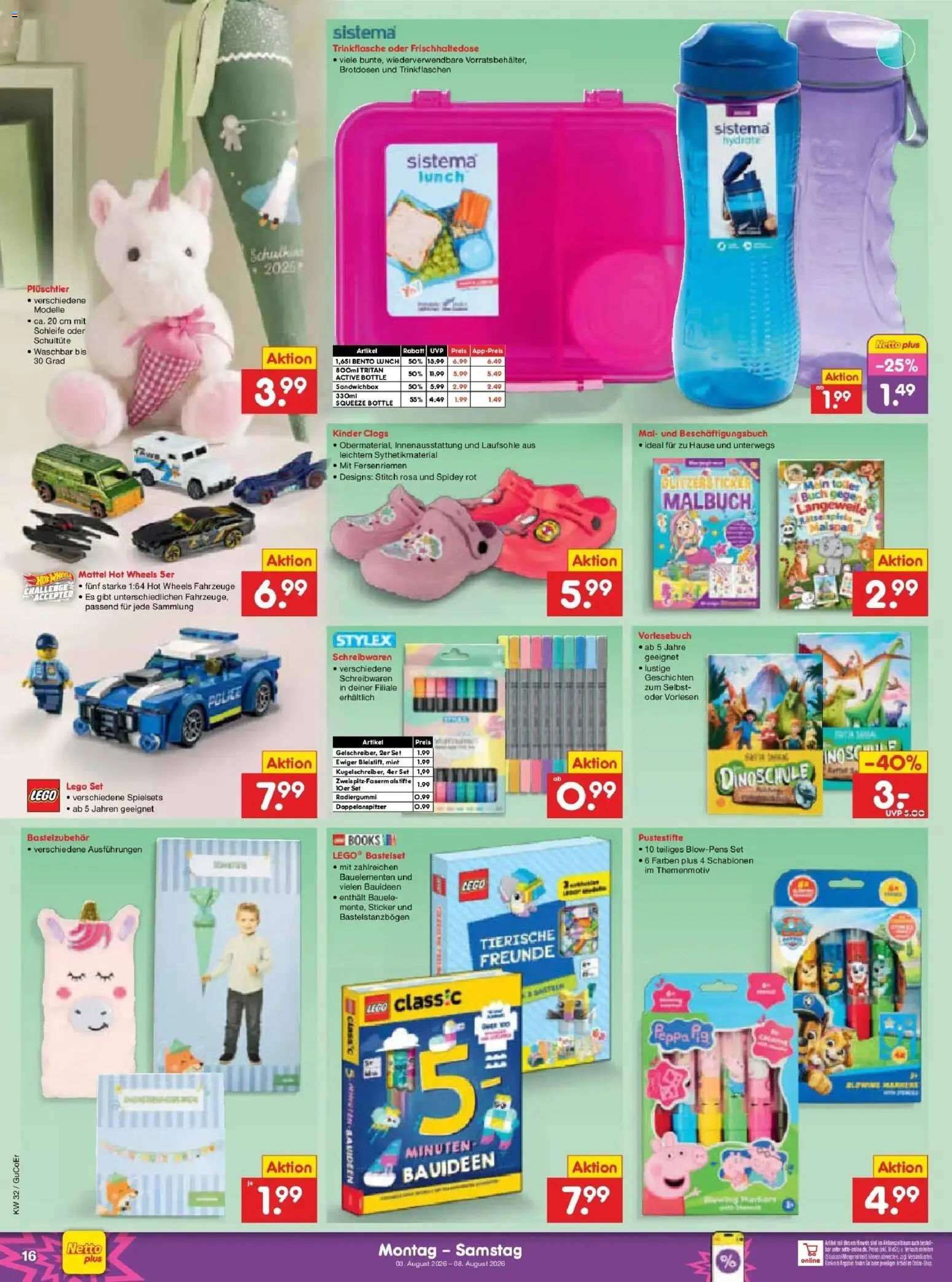 Netto Marken-Discount Prospekt Weimar – gültig ab 03.08.2026 | Seite: 32
