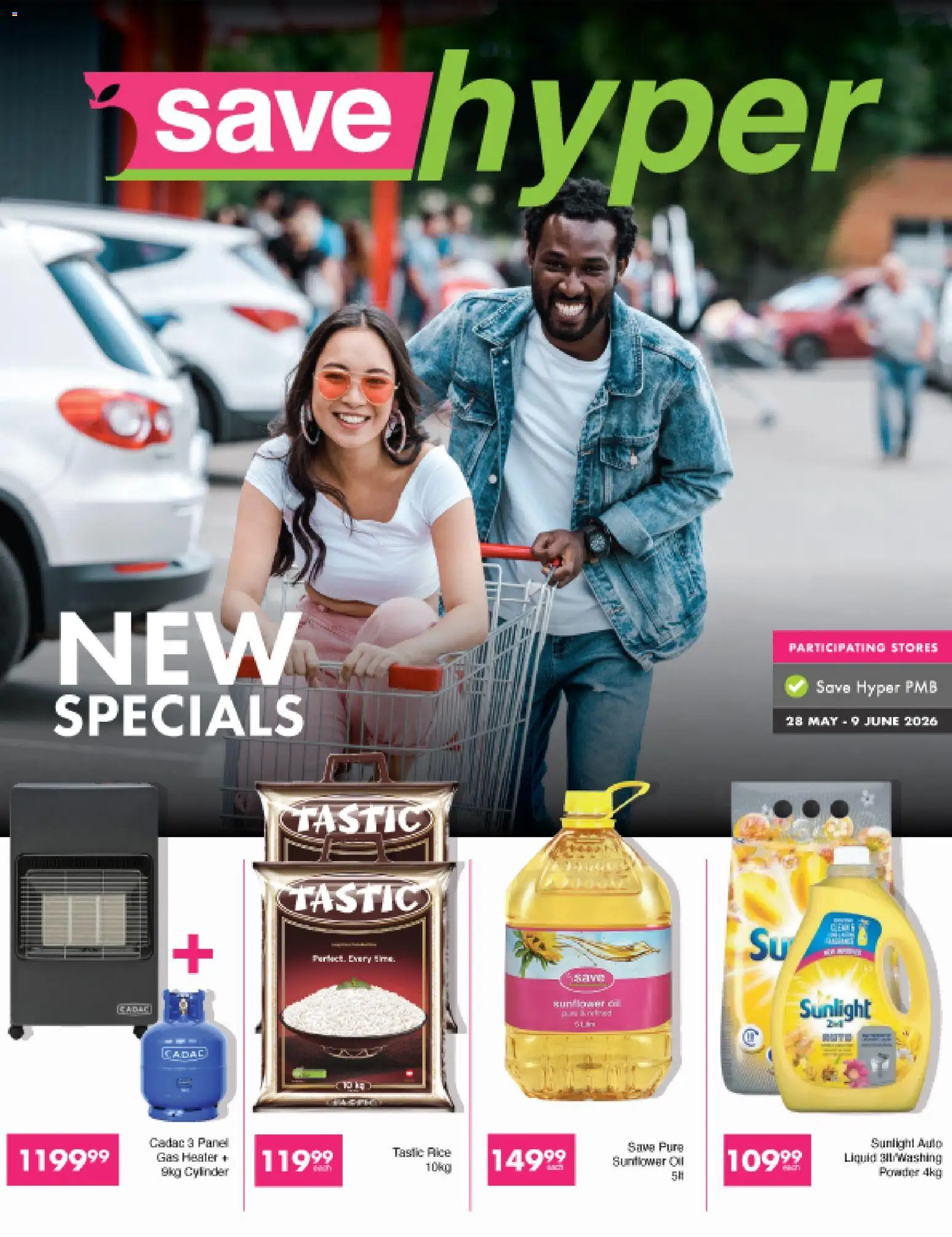 New Save catalogue – valid from 28.05.2026 | Page: 1 | Products: Oil, Heater, Rice