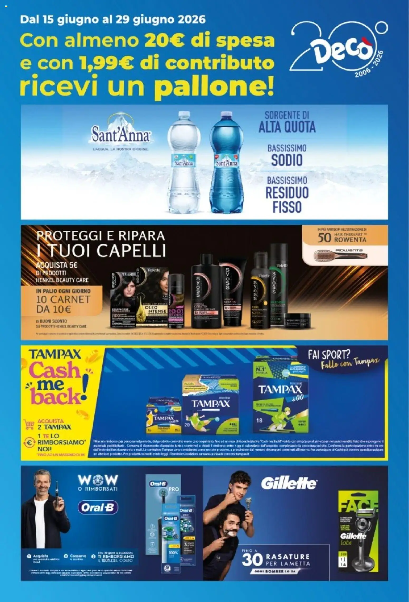 Volantino Decò del 08.06.2026 | Pagina: 40 | Prodotti: Tè, Olio, Pallone
