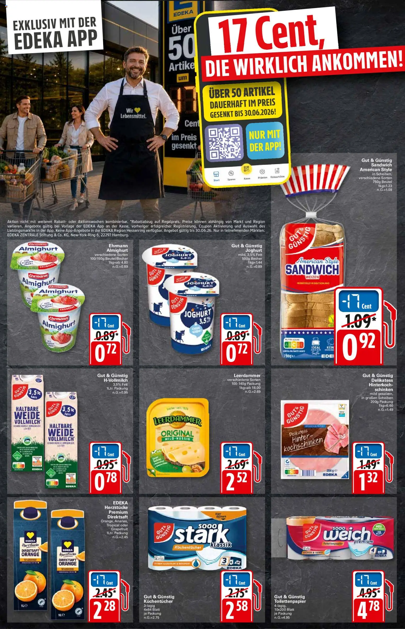 WEZ Prospekt – gültig ab 26.05.2026 | Seite: 5 | Produkte: Joghurt, Grapefruit, Schinken, Toilettenpapier