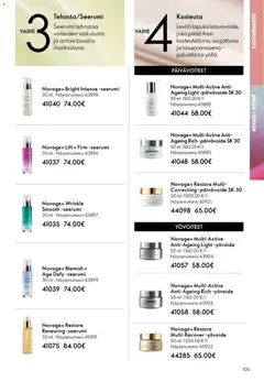 Oriflame-mainoslehti voimassa 13.05.2026 alkaen | Sivu: 105 | Tuotteet: Yövoide, Seerumi
