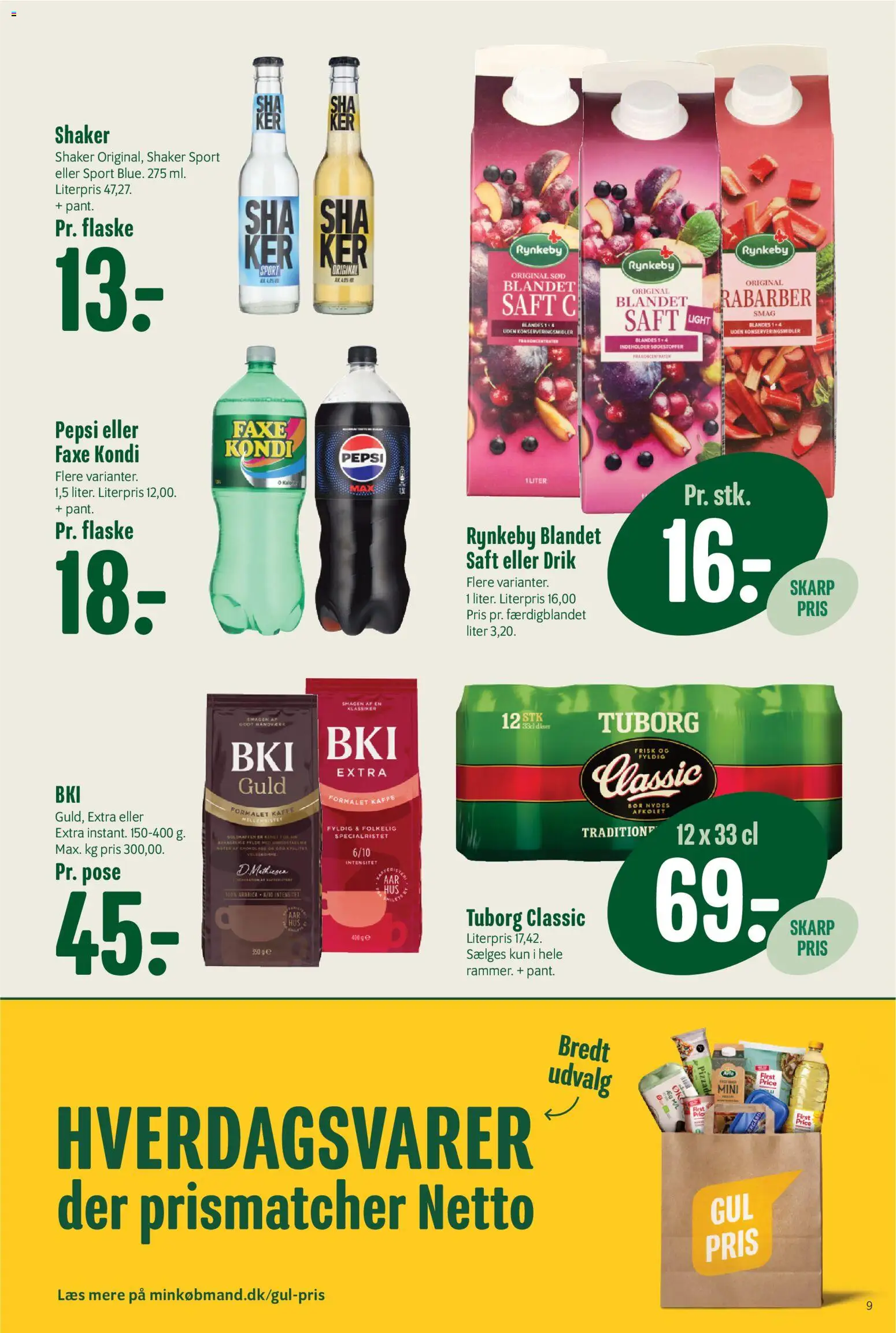 Min Købmand tilbudsavis – gyldig fra 16/10/2026 | Side: 11 | Produkter: Rabarber, Chokolade, Faxe Kondi, Pepsi