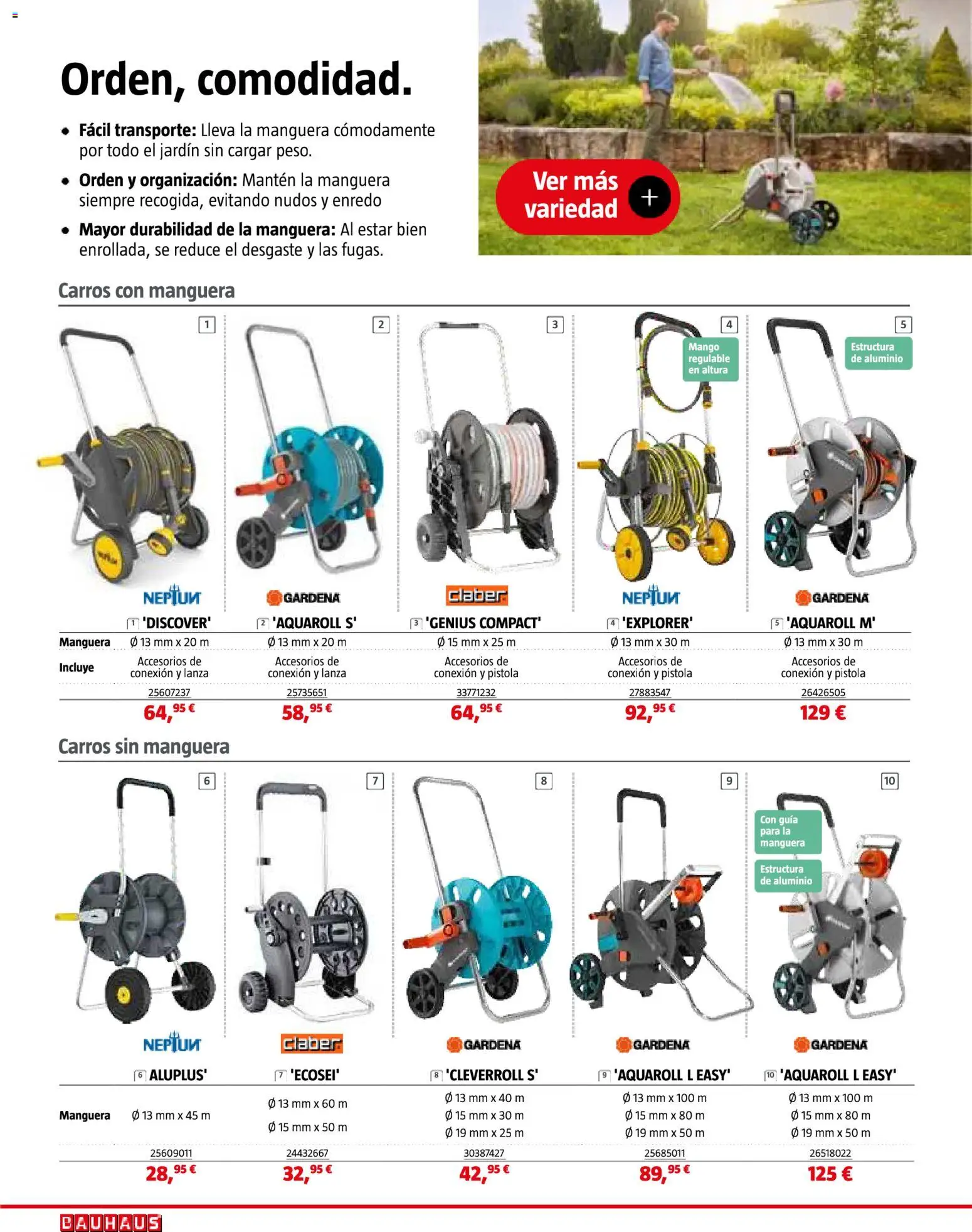 Bauhaus Jardín │ válido desde el 16.03.2026 | Página: 38 | Productos: Manguera