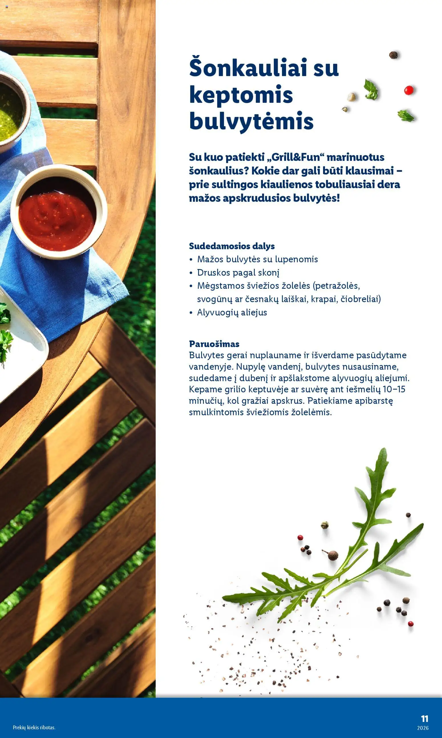 LIDL akcijos nuo 06.04.2026 | Puslapis: 11 | Prekių: Kiaulienos, Druska