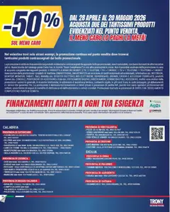 Anteprima del volantino Trony volantino Calabria valido a partire dal 28.04.2026 | Pagina: 38