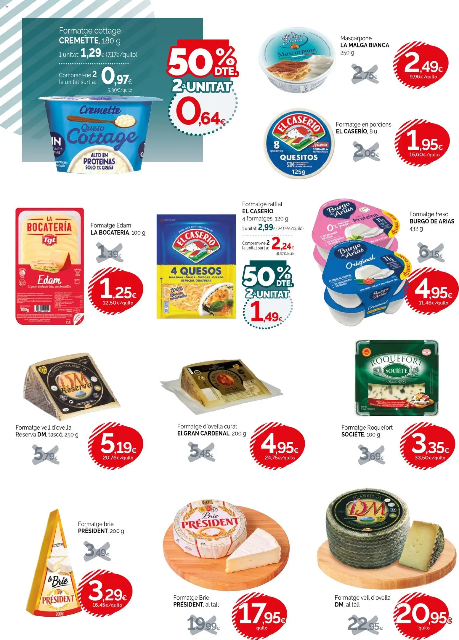 Condis folleto life │ válido desde el 19/08/2026 | Página: 4 | Productos: Proteína, Queso, Queso cottage, Mascarpone