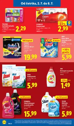 Lidl katalog akcije – veljaven od 02.07.2026 | Stran: 24 | Izdelki: Mehčalec, Pralni prašek, Kos, Mehcalec za perilo