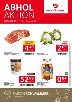 Transgourmet Flugblatt ab 27.07.2026 gültig