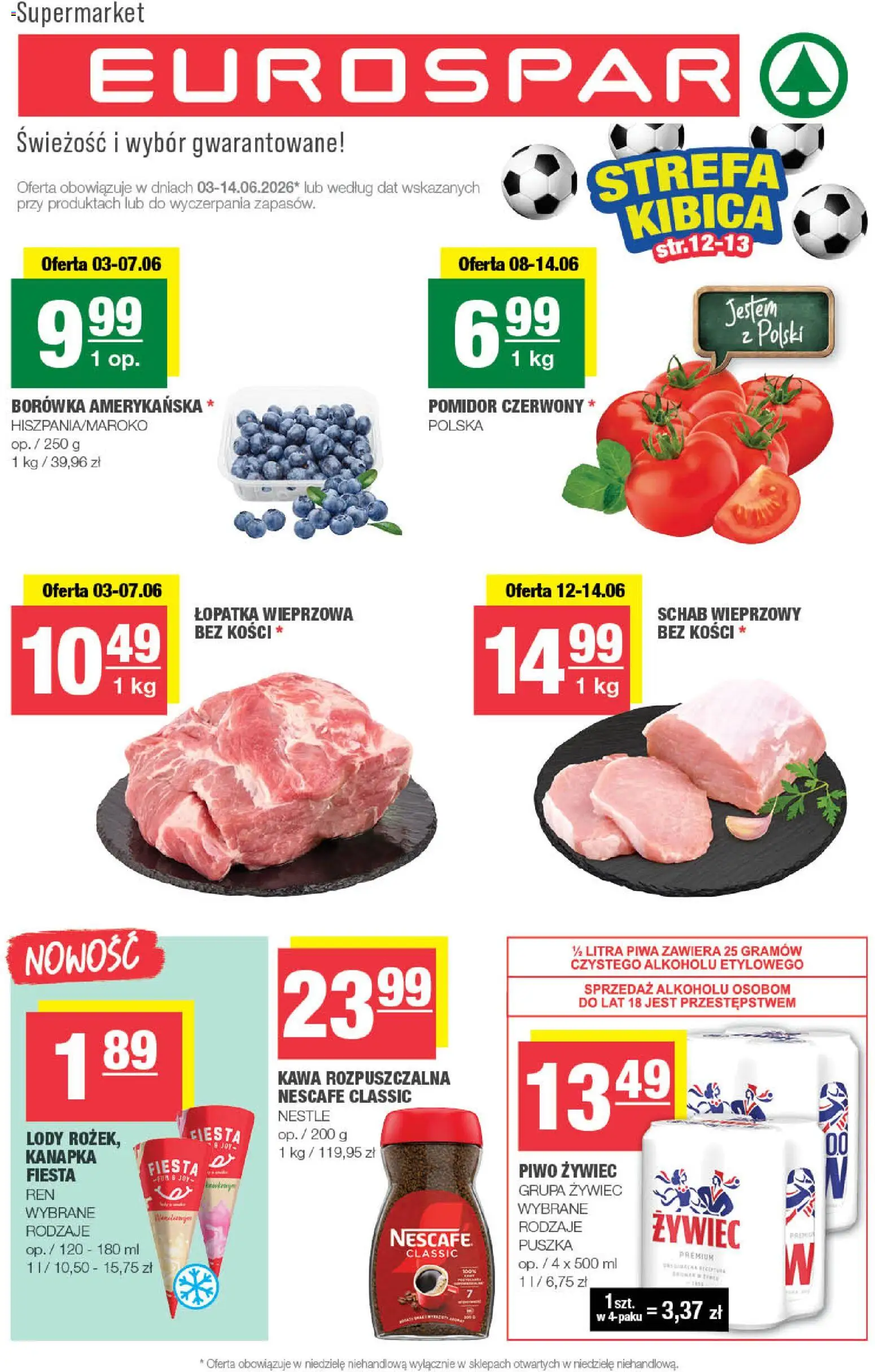 Spar gazetka - Eurospar od 03.06.2026 | Strona: 1