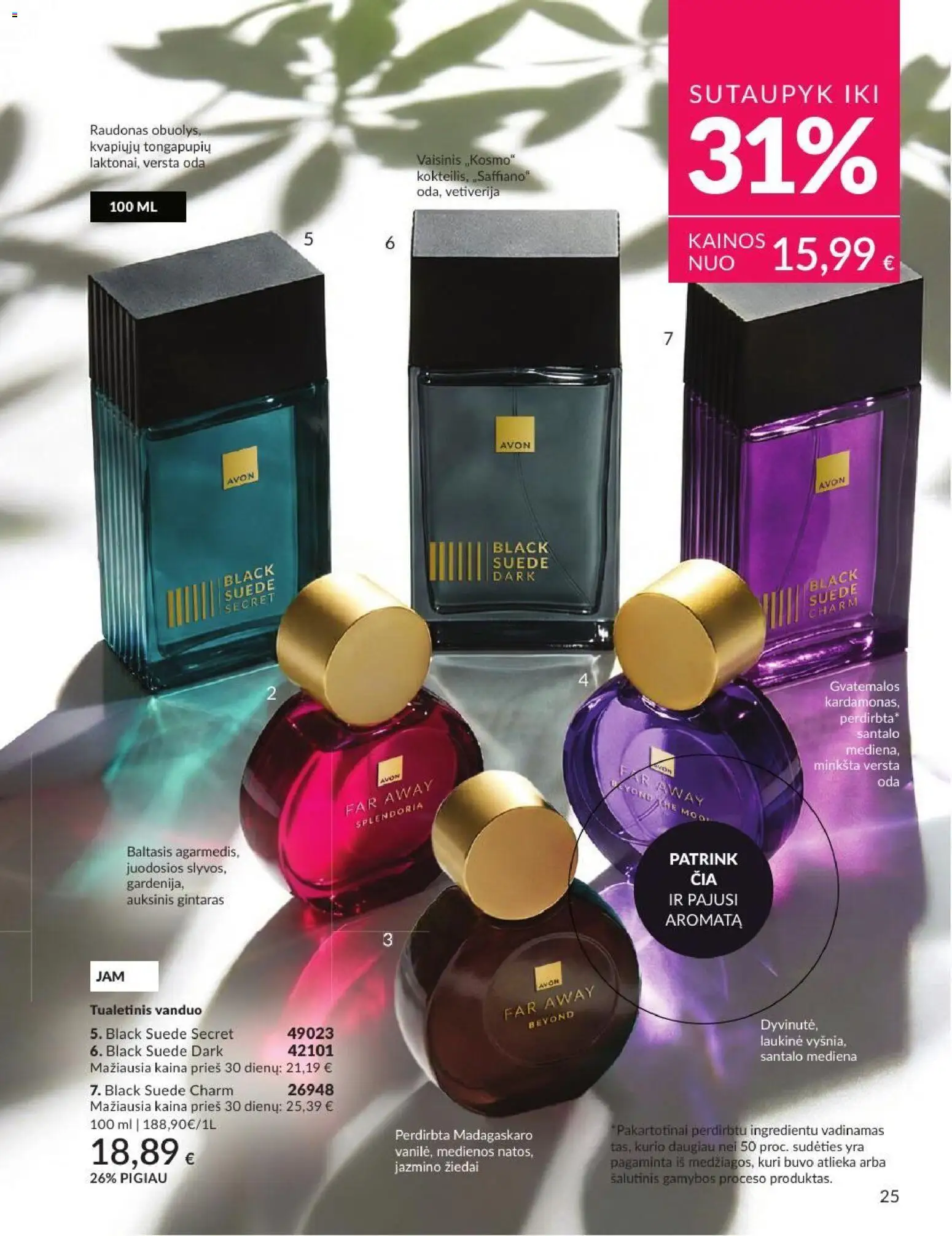 AVON akcijos nuo 2026.07.01 | Puslapis: 25 | Prekių: Tualetinis vanduo