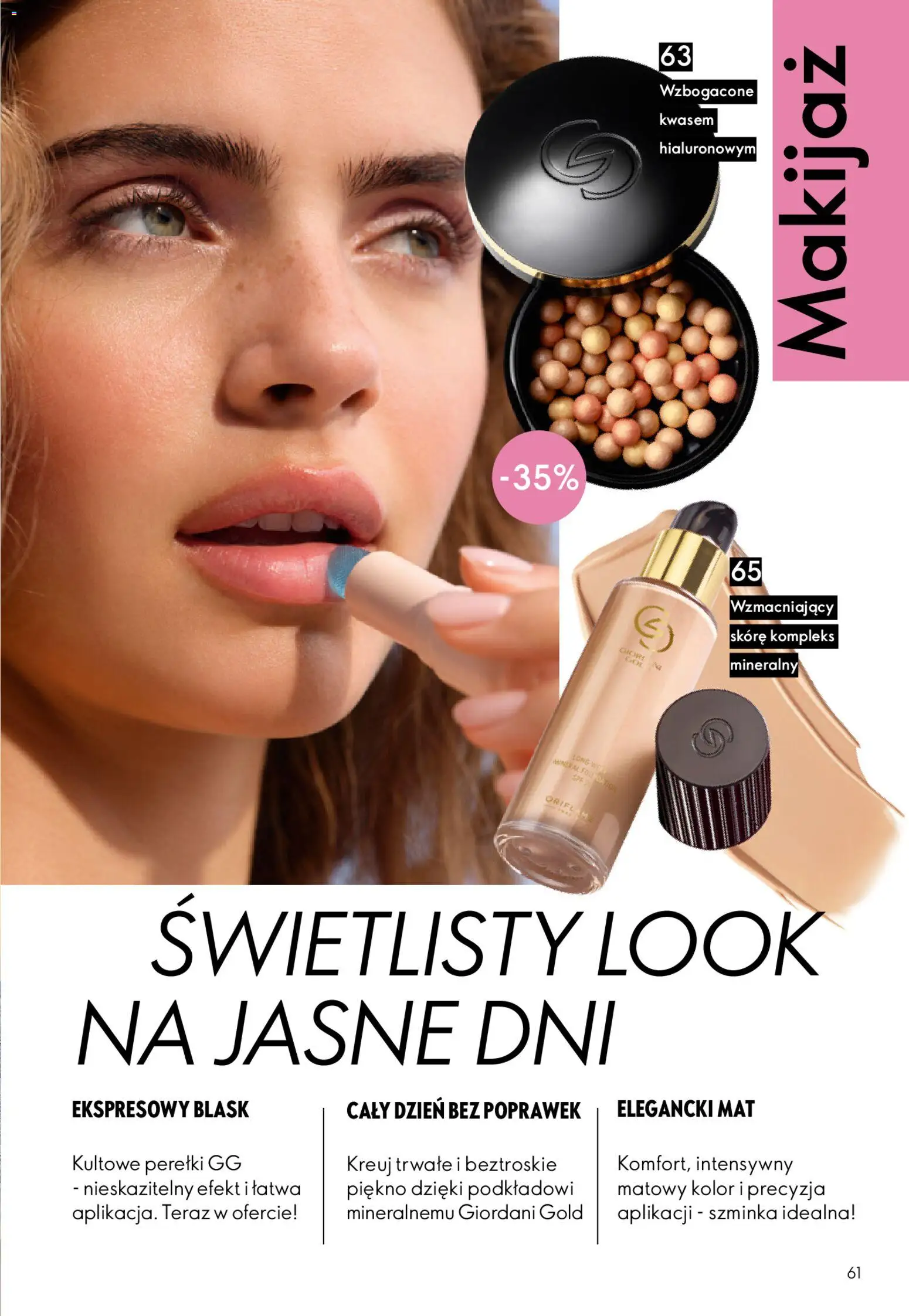 Oriflame Katalog 8 2026 od 27.05.2026 | Strona: 61 | Produkty: Makijaż, Szminka