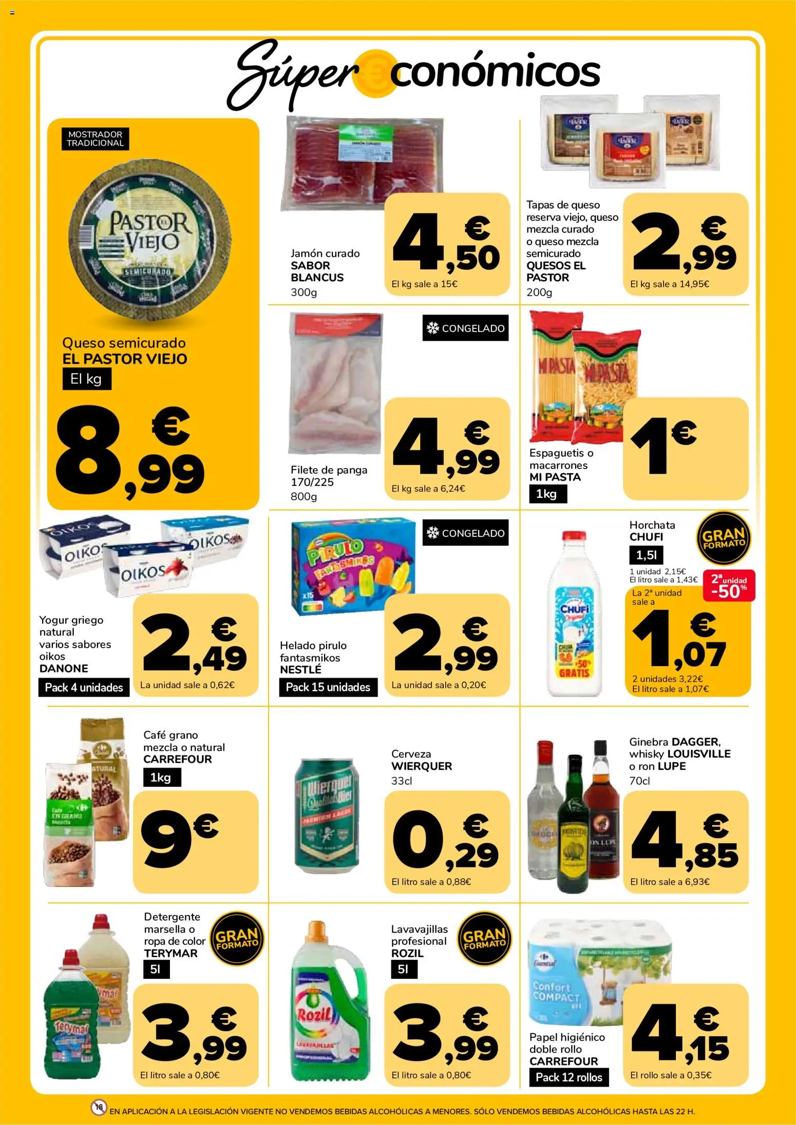 Supeco - folleto │ válido desde el 16/07/2026 | Página: 2 | Productos: Ron, Yogur, Μαγειρική εστία, Helado