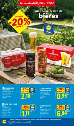 LIDL - Prévisualisation de PERLEMBOURG Bière blonde, Le produit de 6 x 0,33 L valide à partir de 04.06.2026 | Page: 12