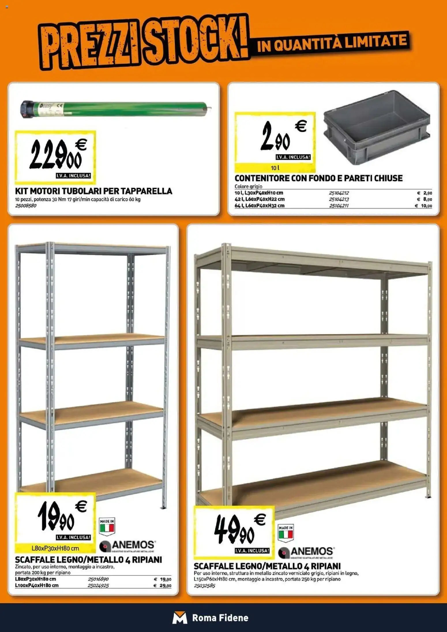 Volantino TECNOMAT del 12.03.2026 | Pagina: 15 | Prodotti: Ripiano, Scaffale, Contenitore