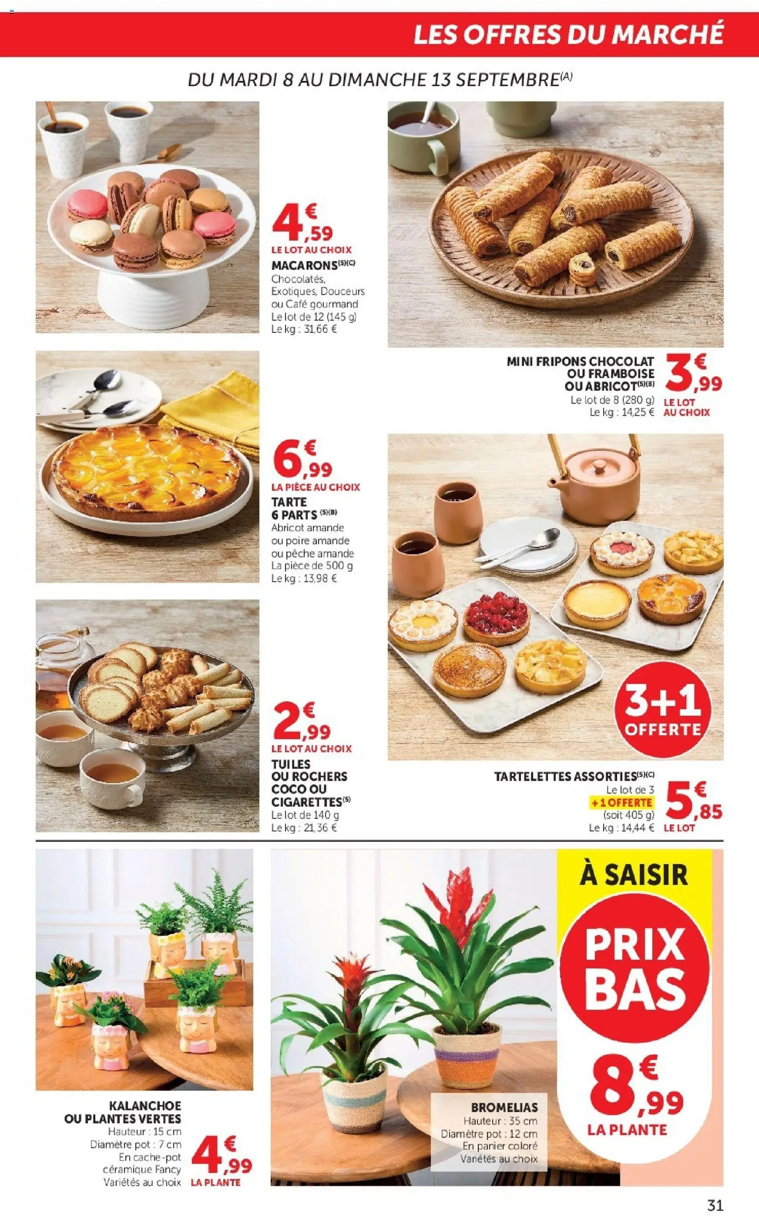 {H1} | Page: 31 | Produits: Abricot, Amande, Poire, Kalanchoe