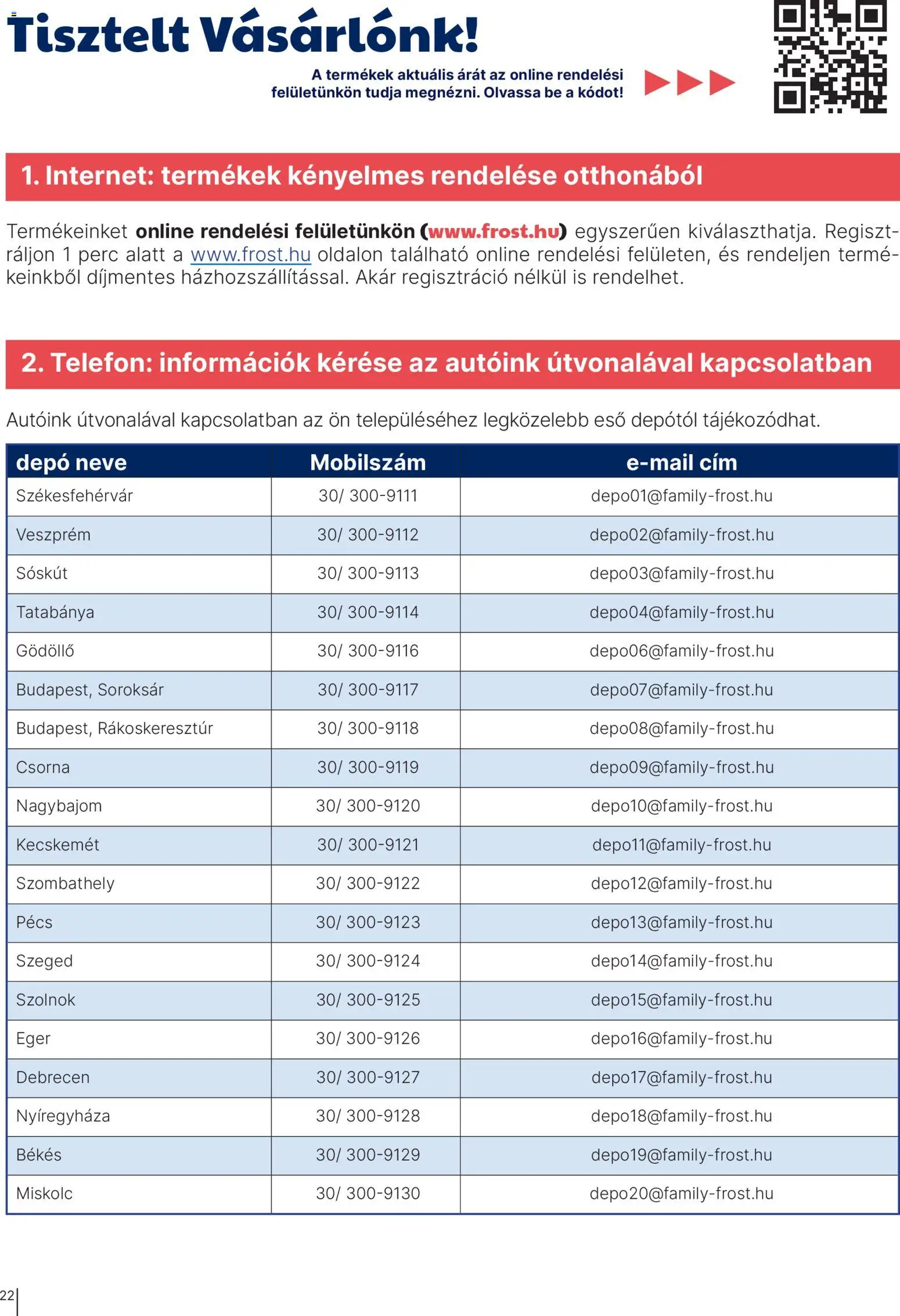 Family Frost akciós ujság - amely érvényes a következő dátumtól: 01.04.2026 | Oldal: 22 | Termékek: Telefon, Egér